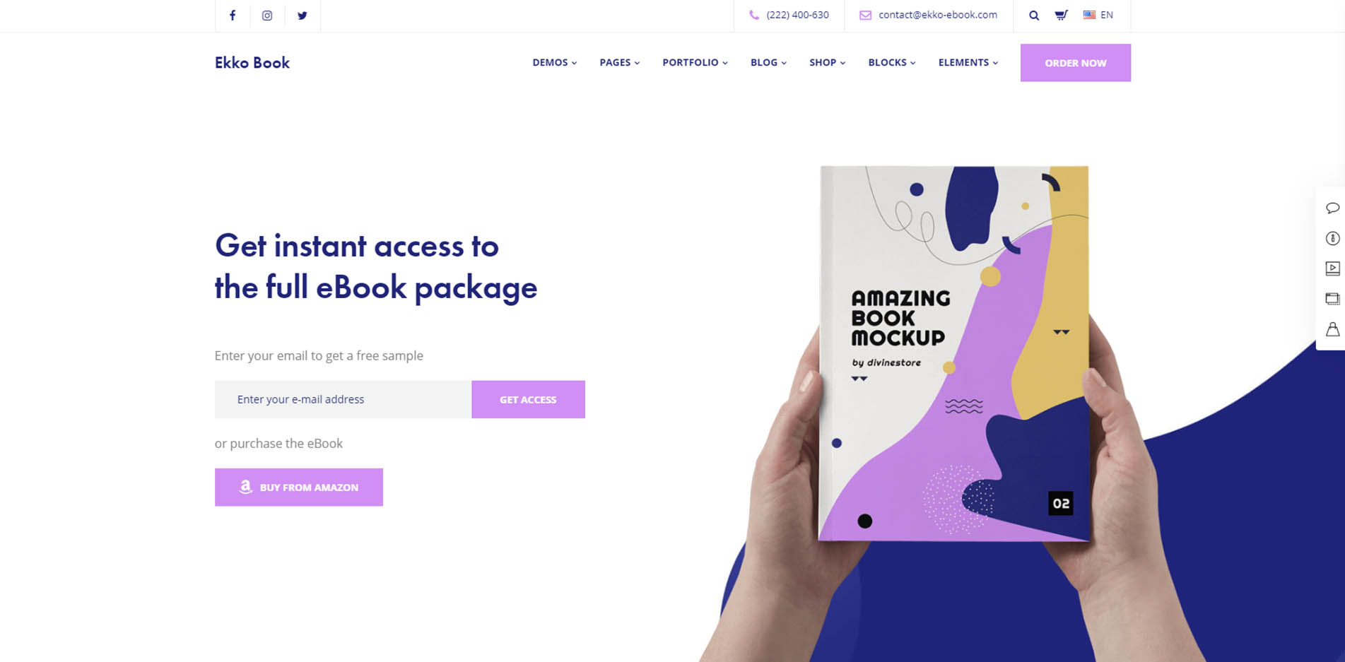 Book Launch Website Design 