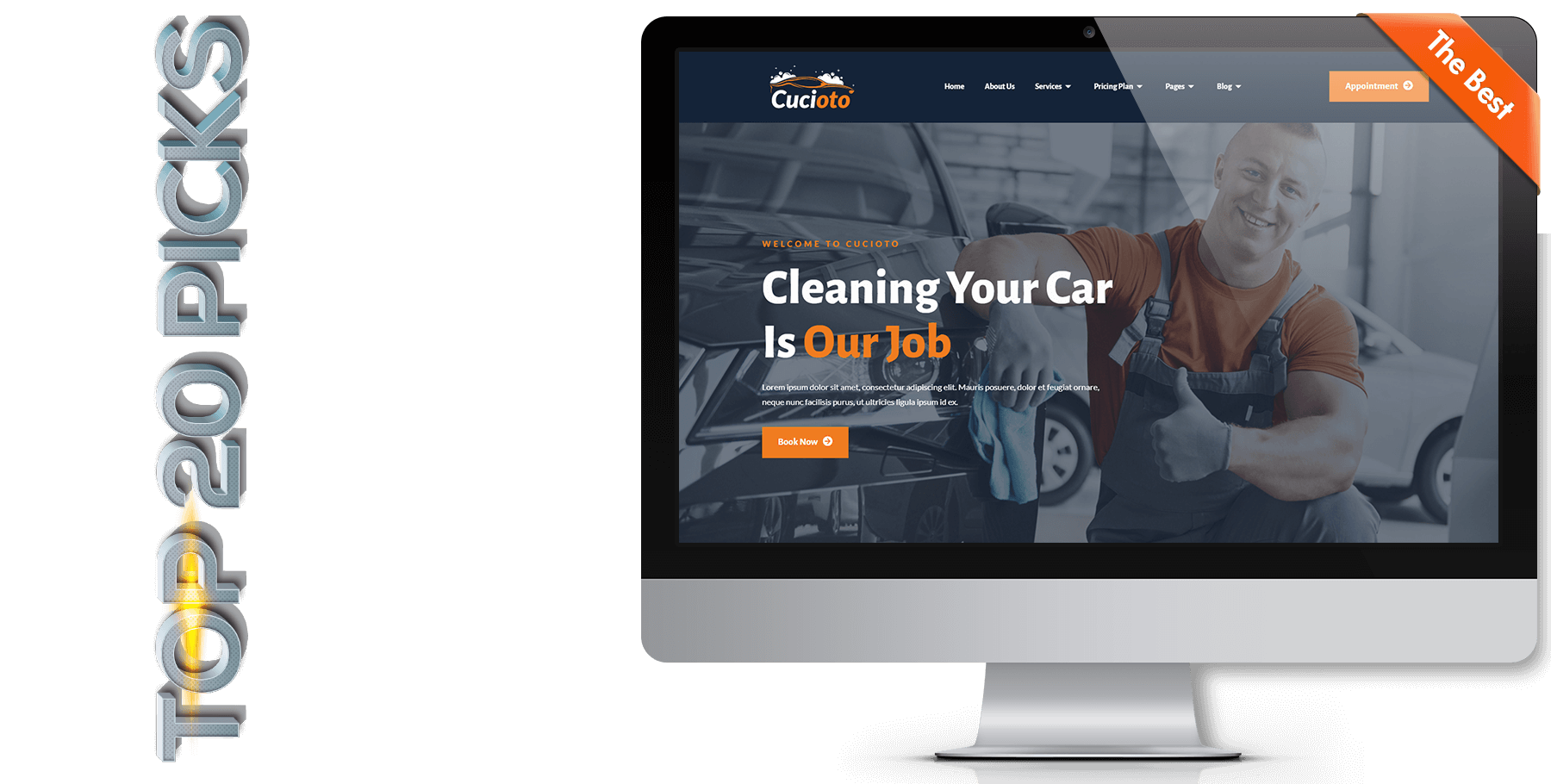 A website design in Automotive Detailing named Cucioto