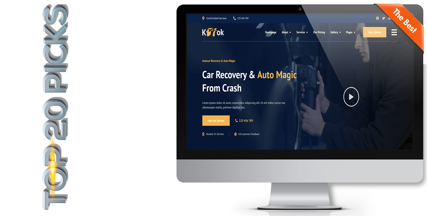 A website design in Automotive Detailing named OtoKlin