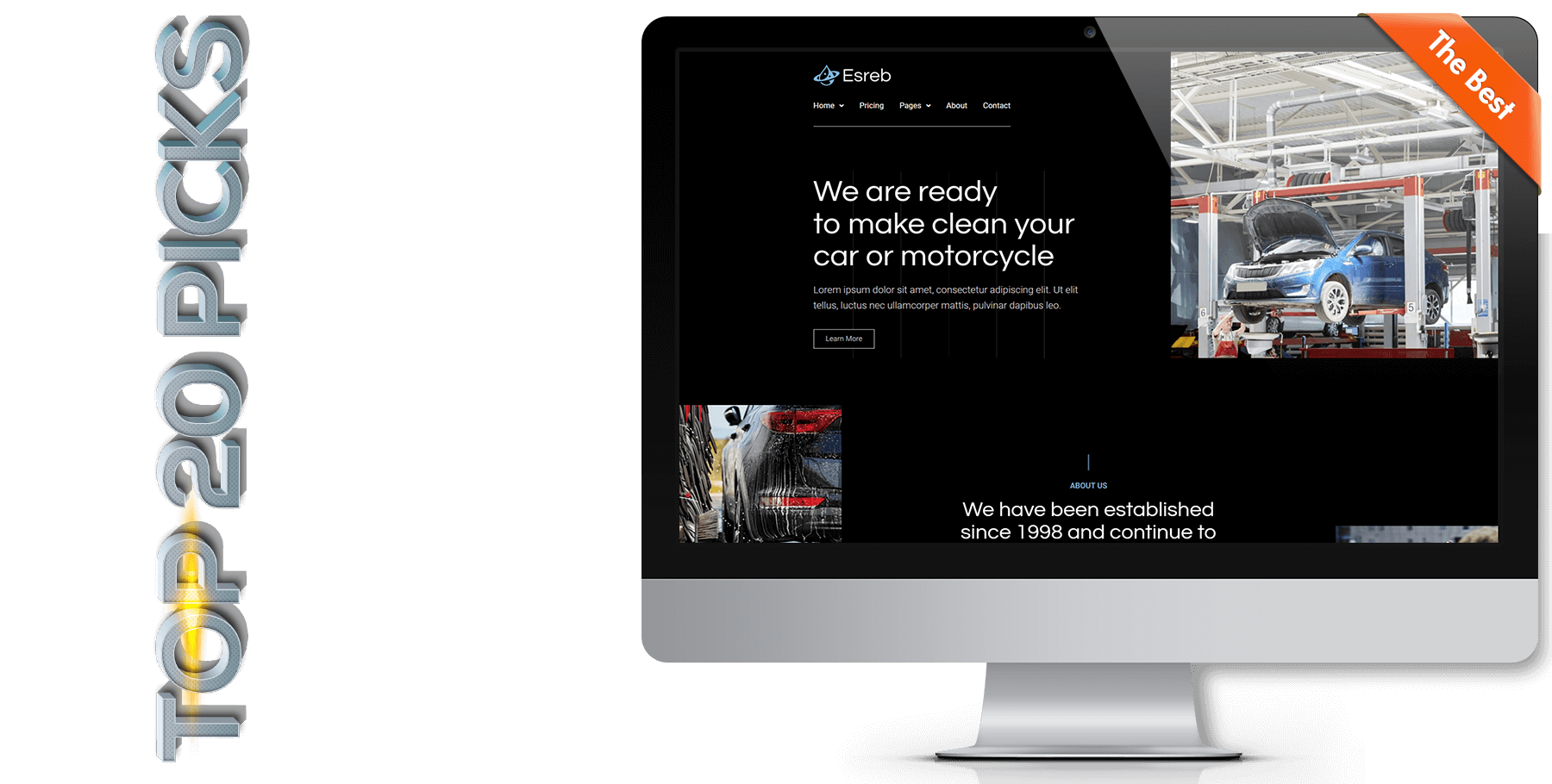 A website design in Automotive Detailing named Shineworx