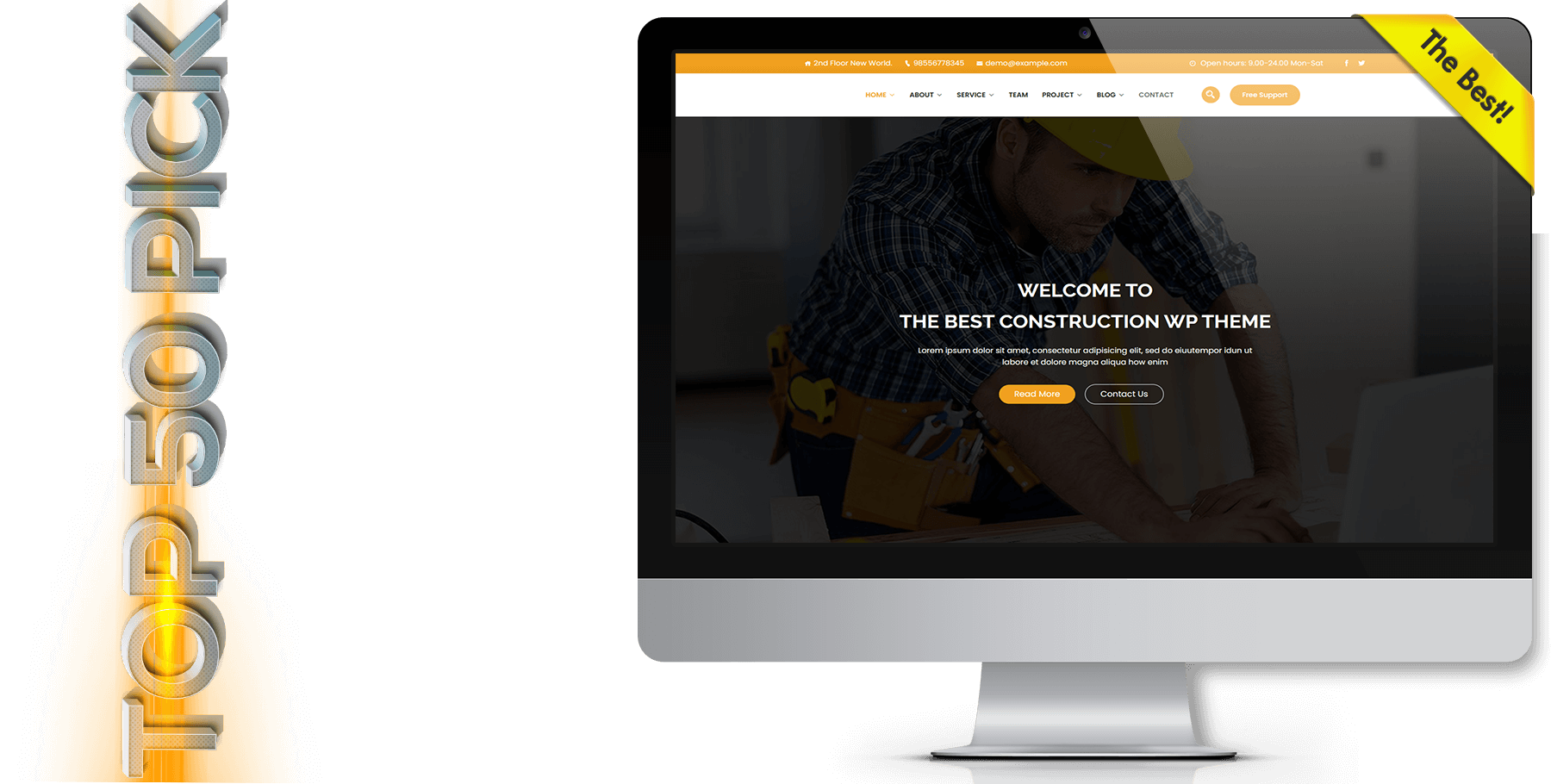 A website design in construction named Builds