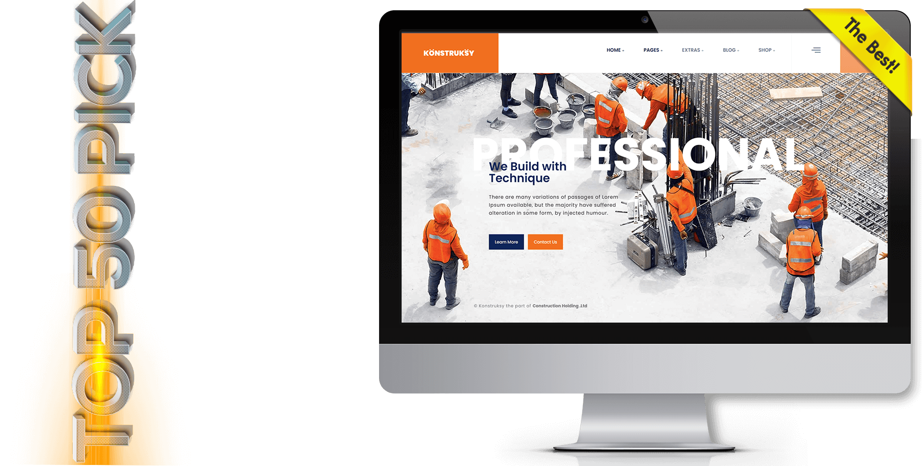 A website design in construction named Konstruksy