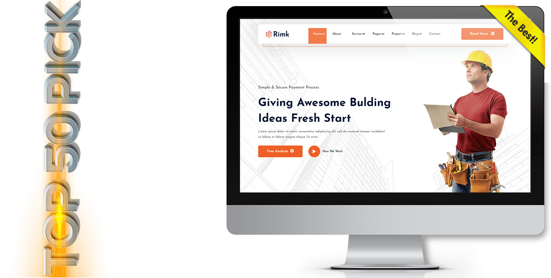 A website design in construction named Rimk