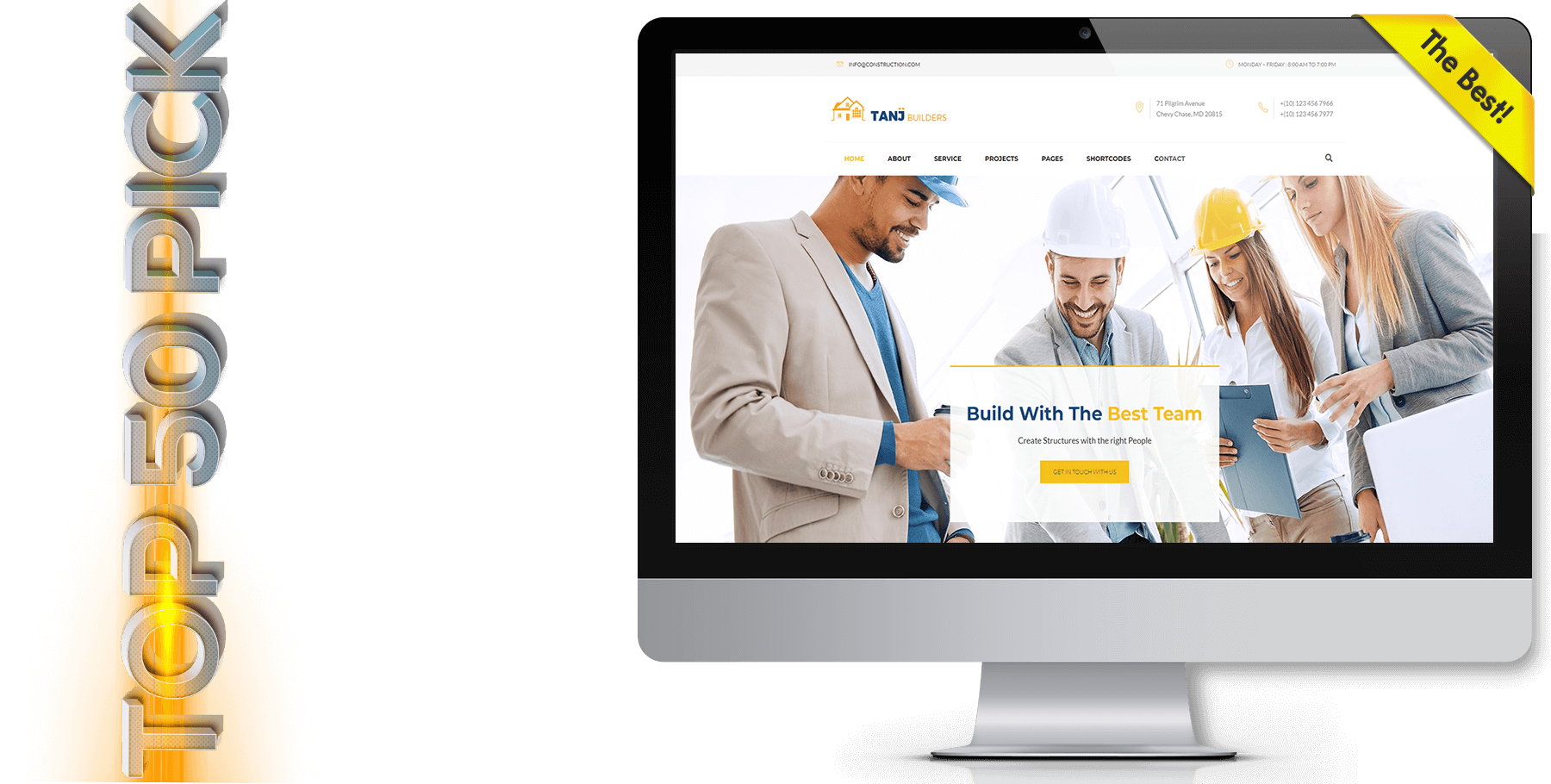 A website design in construction named Tanj