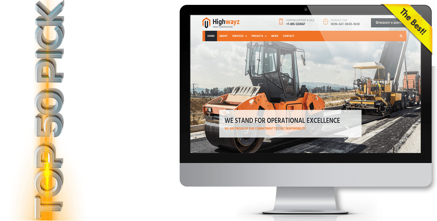 A website design in construction named High Wayz