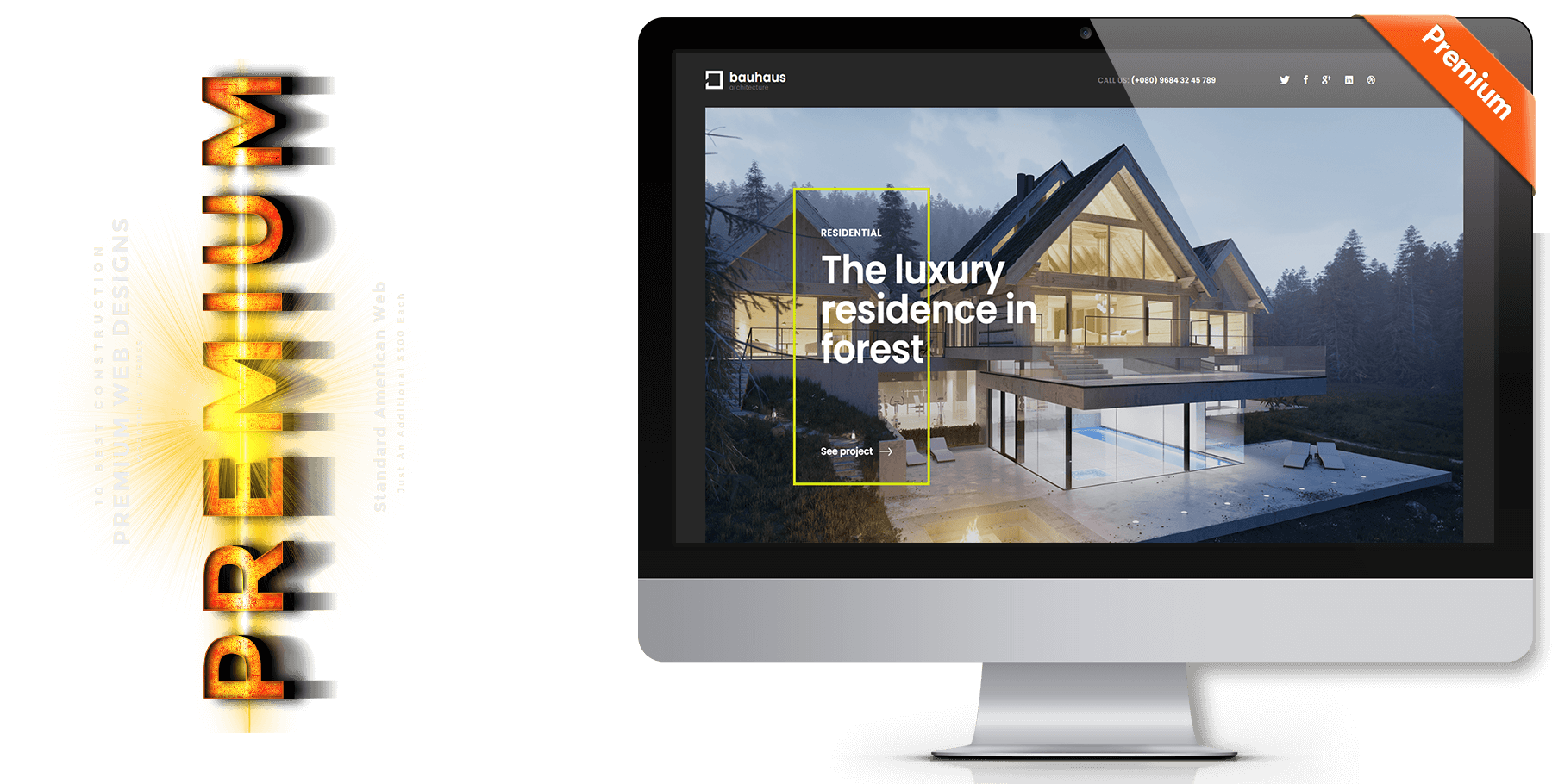 A website design in construction named Bauhaus