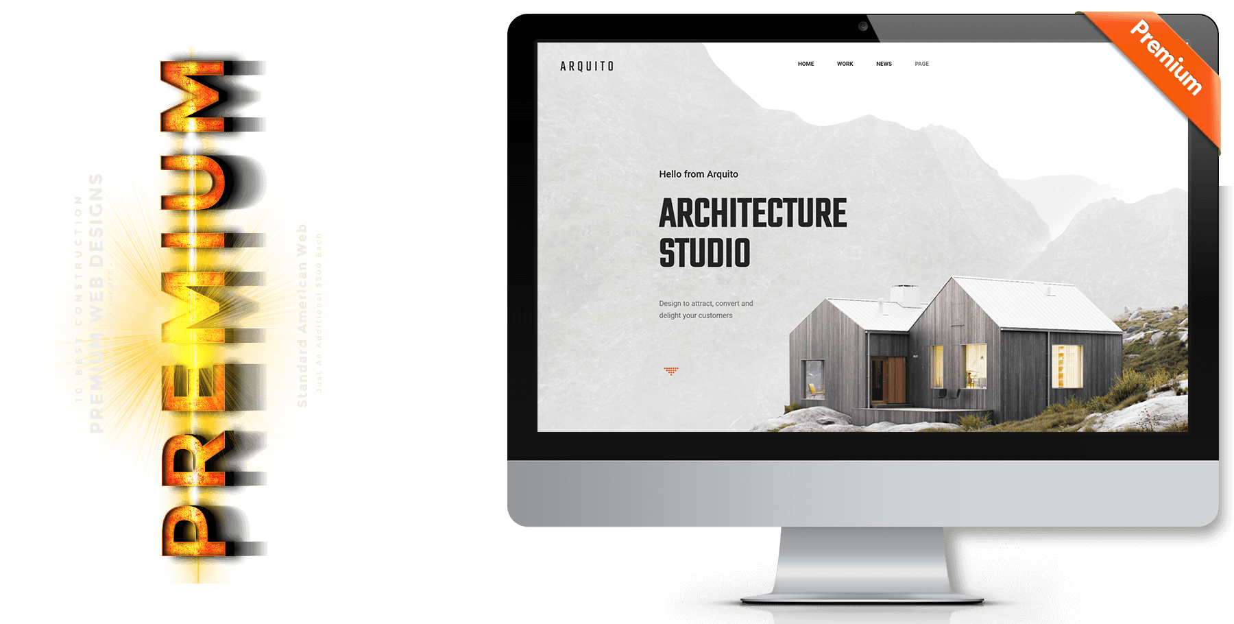 A website design in construction named Arquito