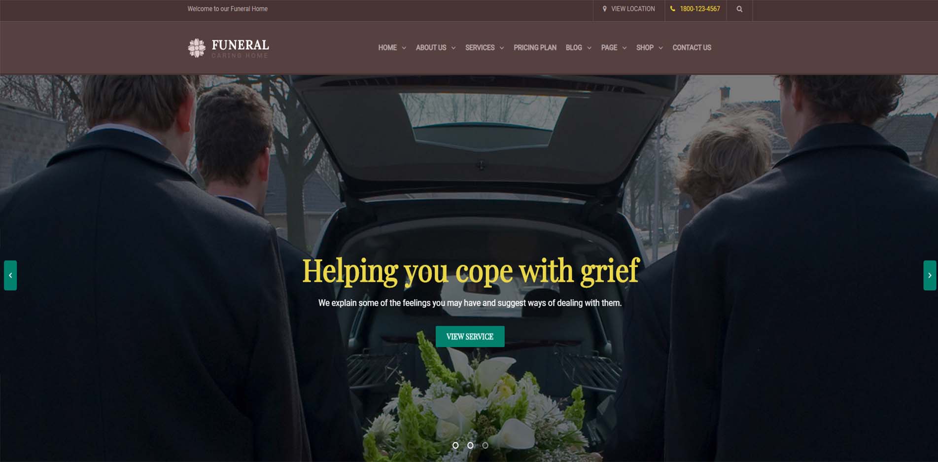 Funeral HTML Website