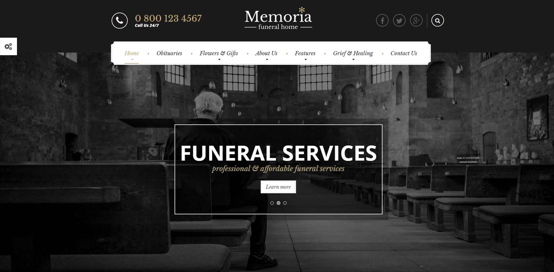 Memoria HTML Website