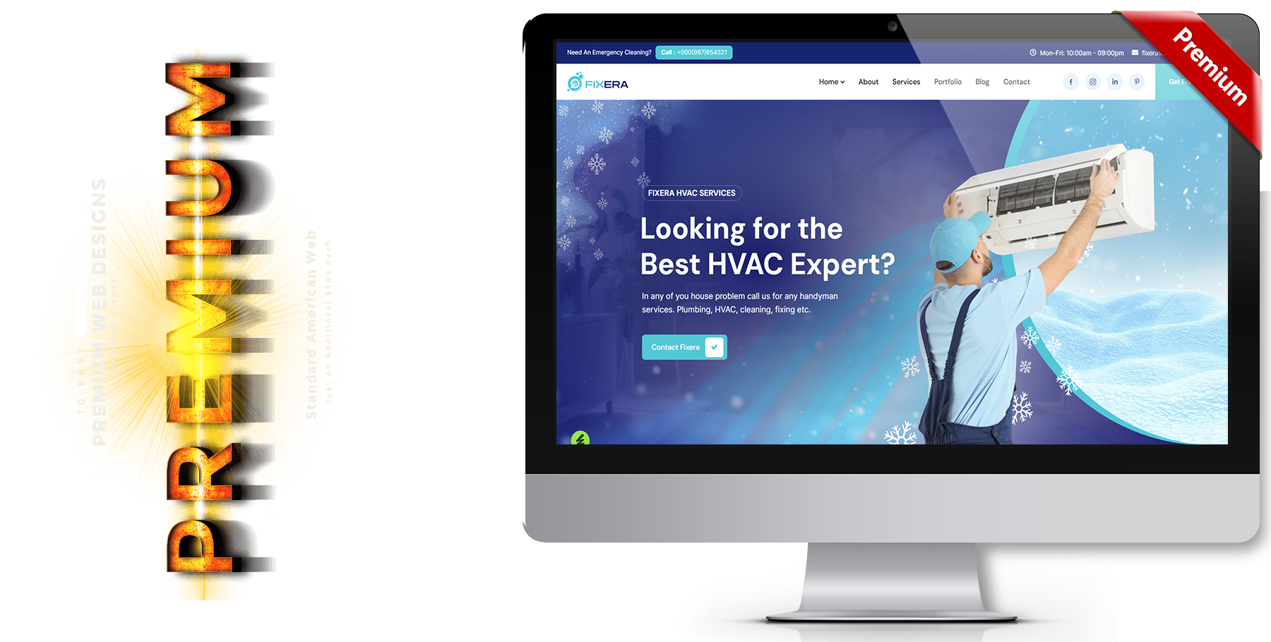 A website design in Child Care
