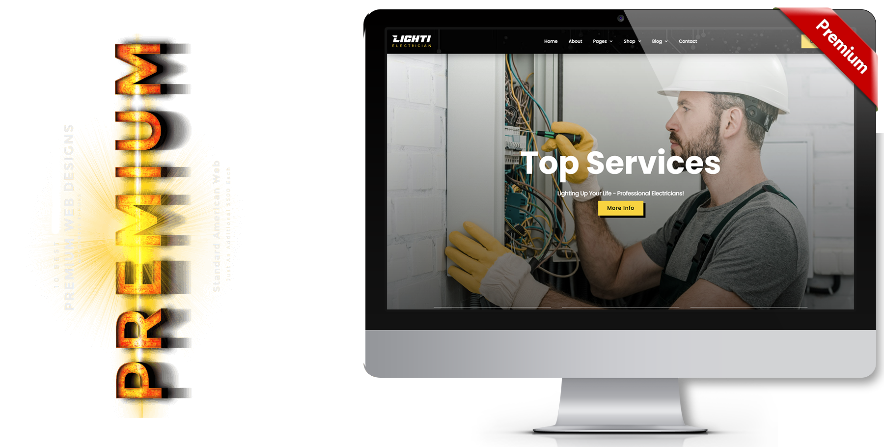 A website design in Child Care