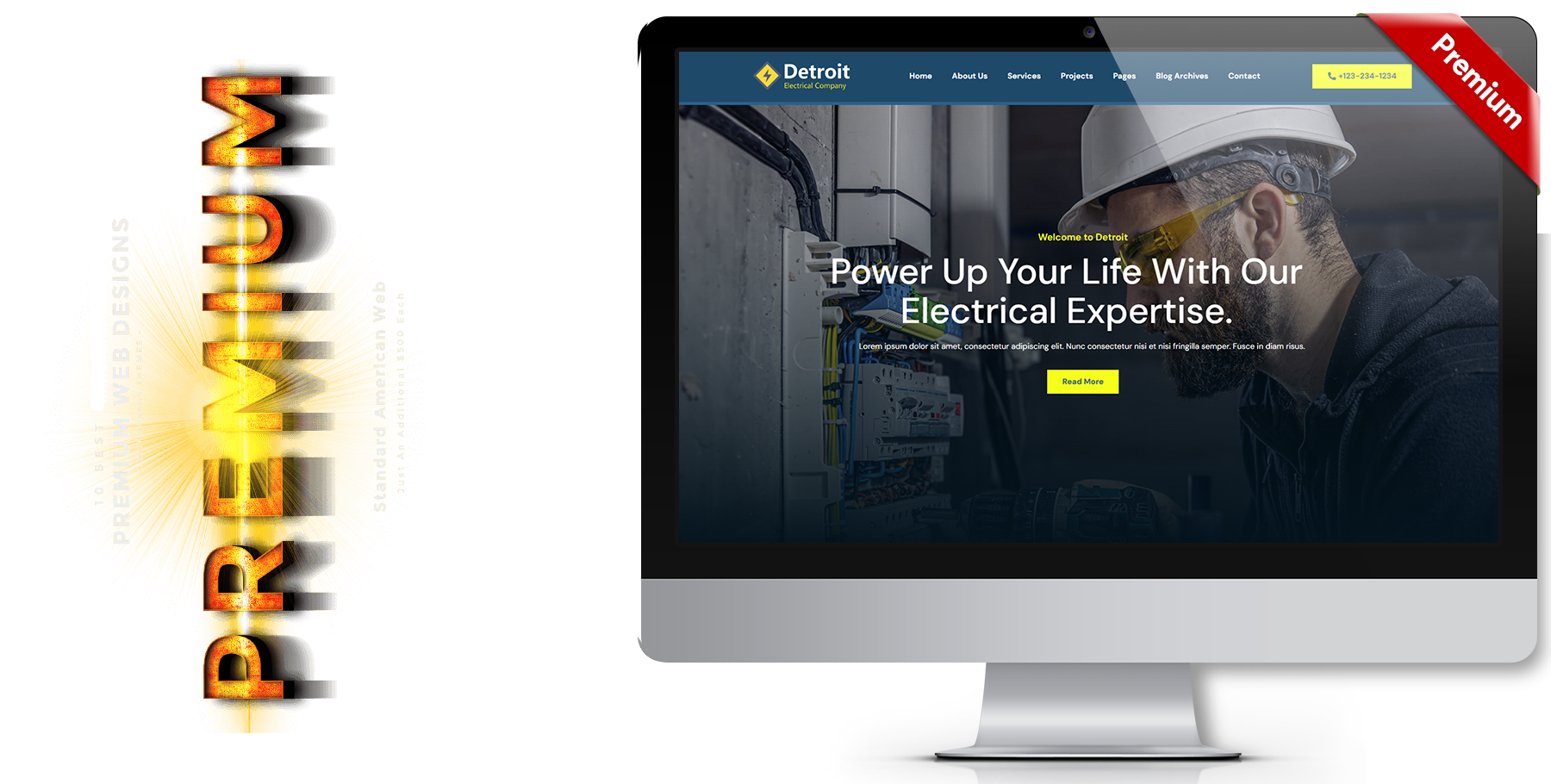 A website design in Child Care