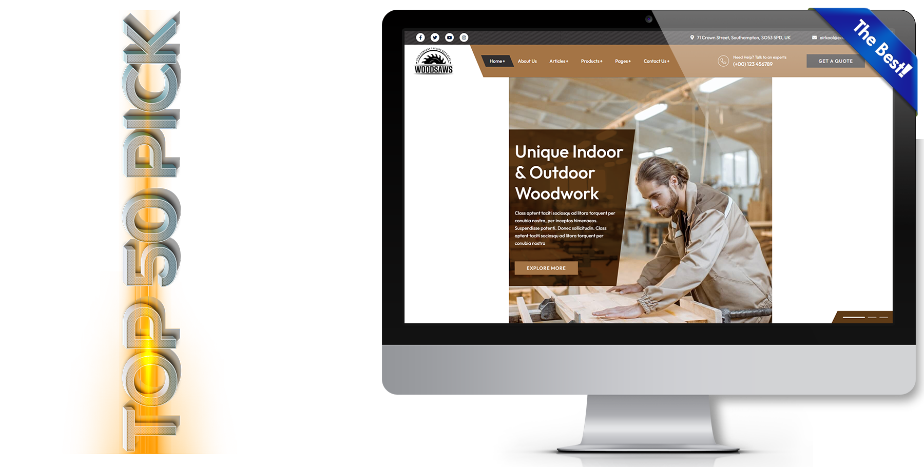 A website design in Child Care called Edukids