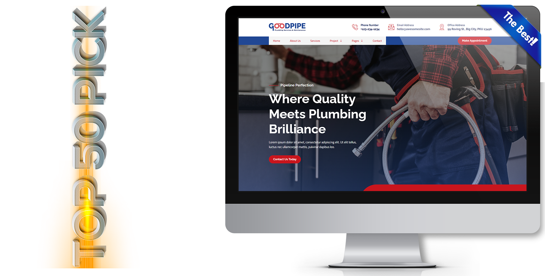 A website design in Child Care called KidsCare
