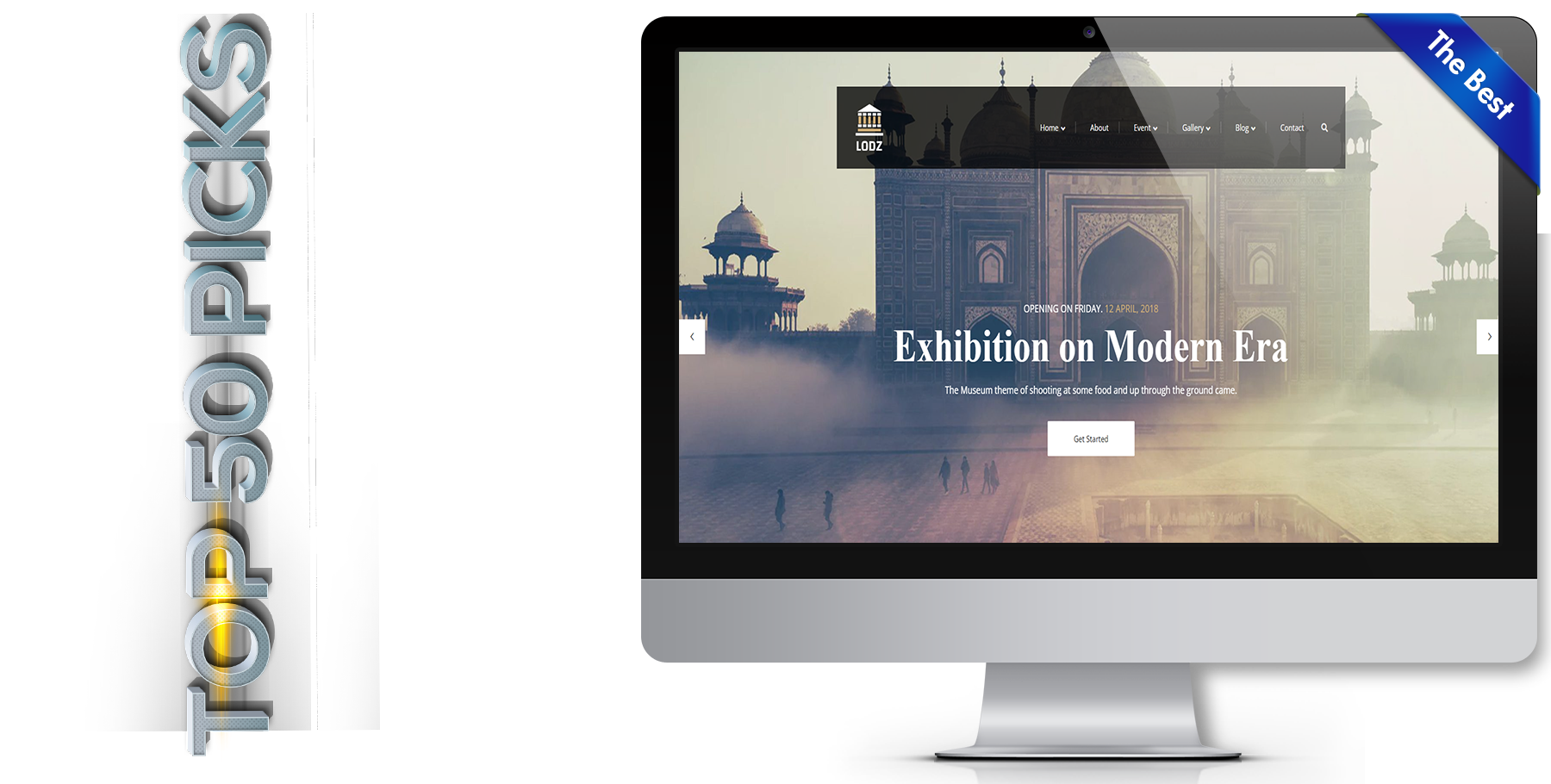 A website design in art named lodz
