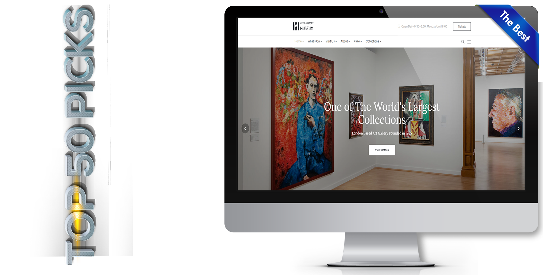 A website design in art named muzze