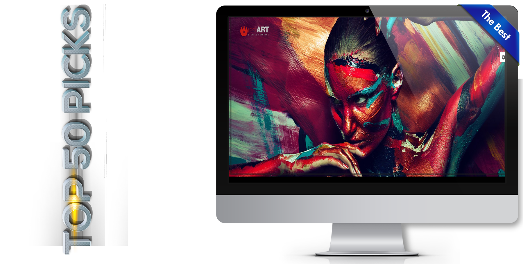 A website design in art named red art