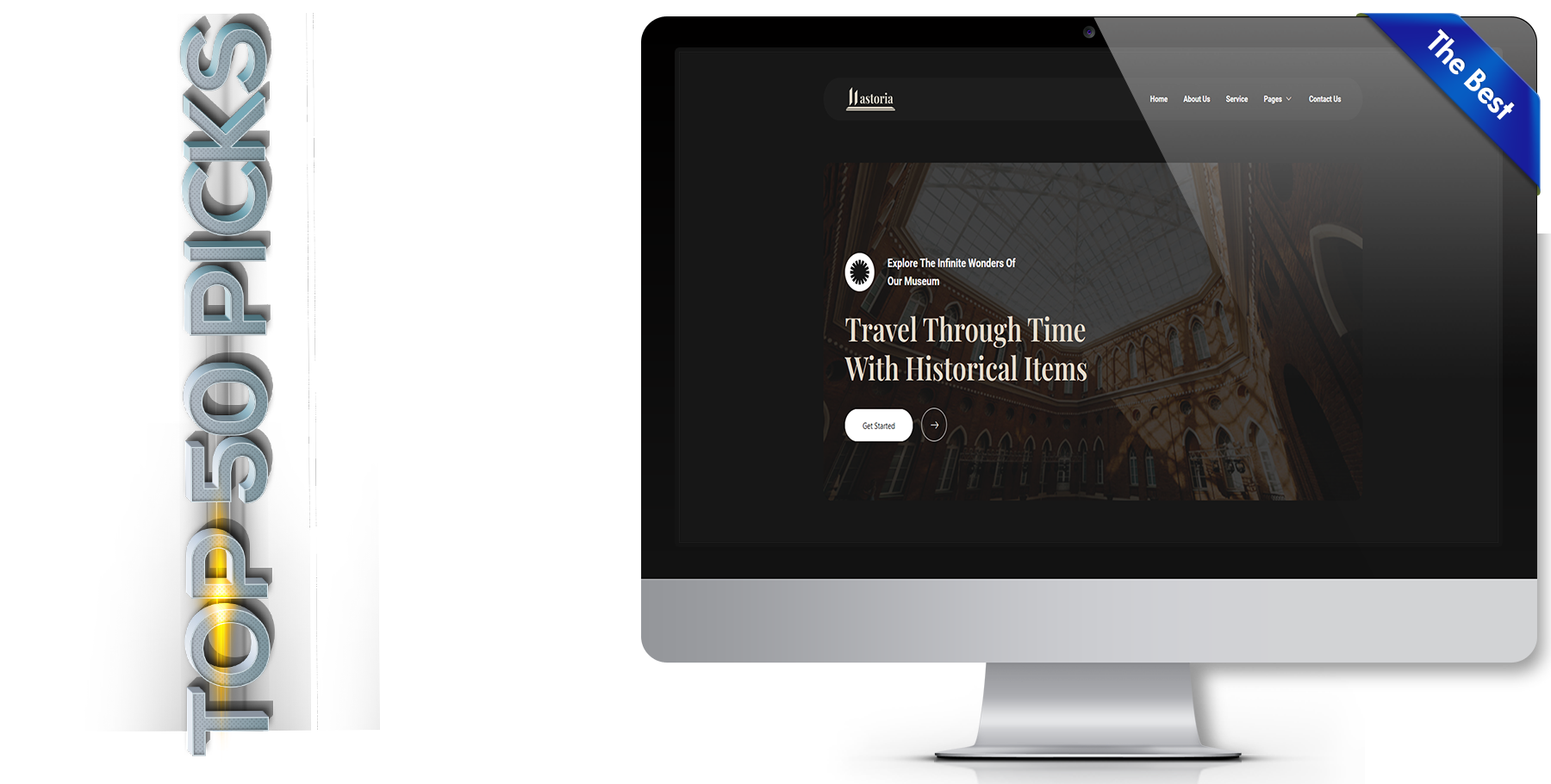 A website design in art named lastoria