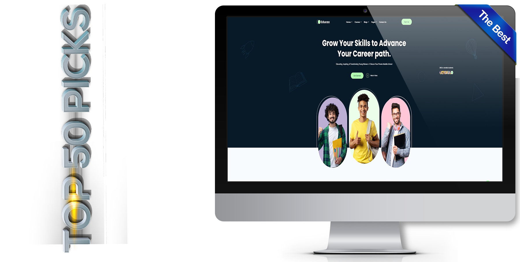 A website design in Child Care called Educax