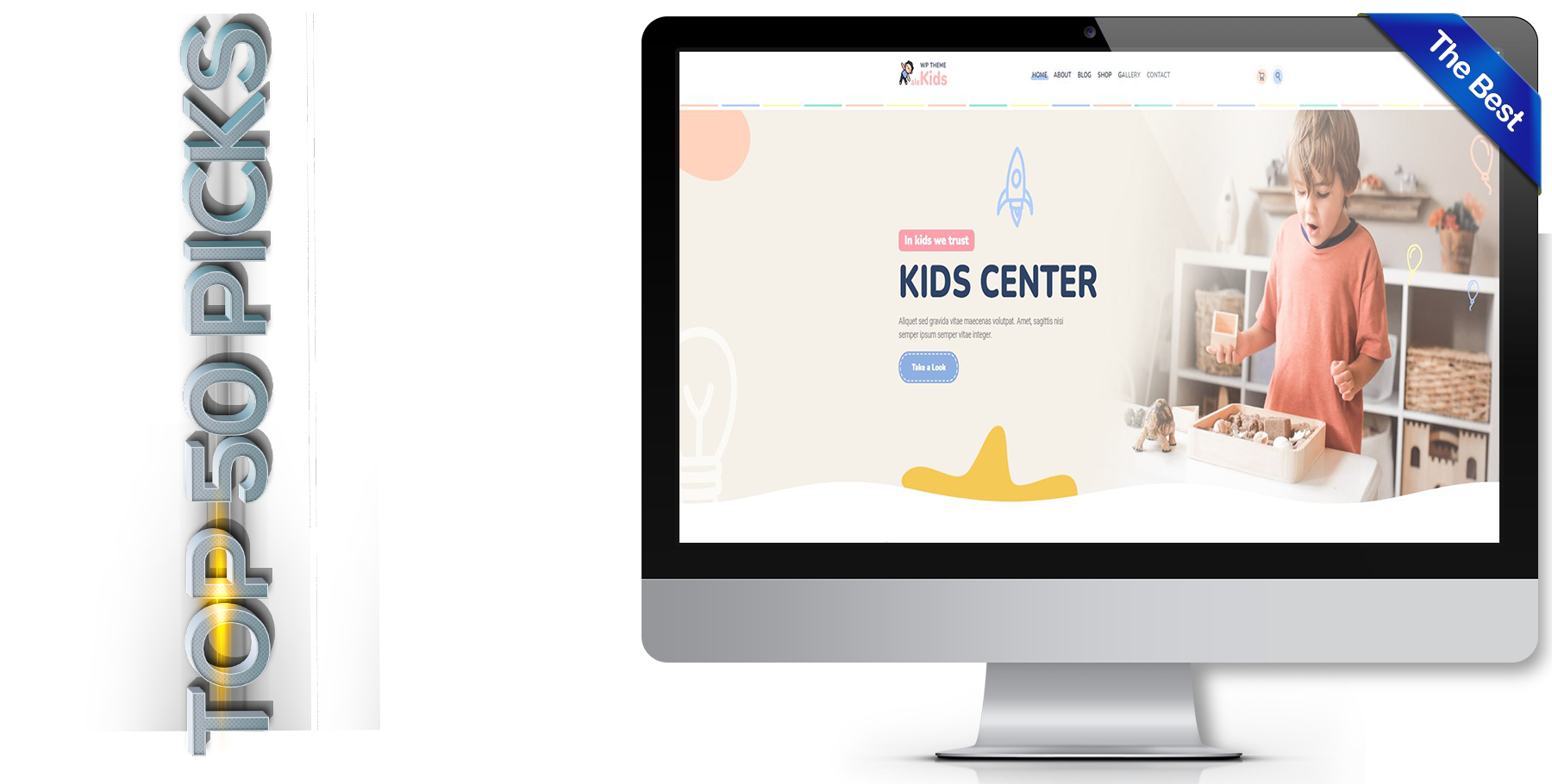 A website design in Child Care Alekids
