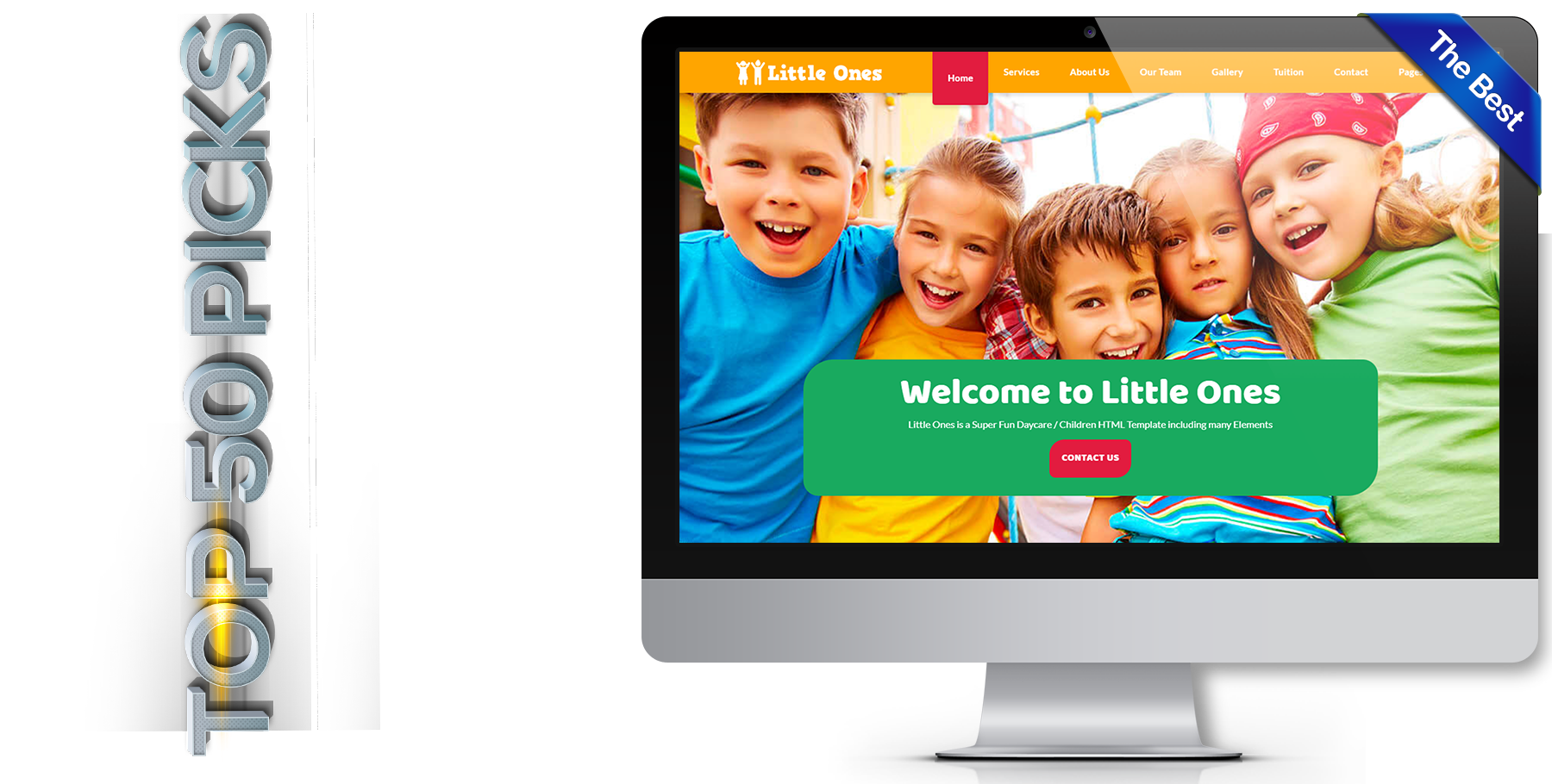 A website design in Child Care called Little Ones