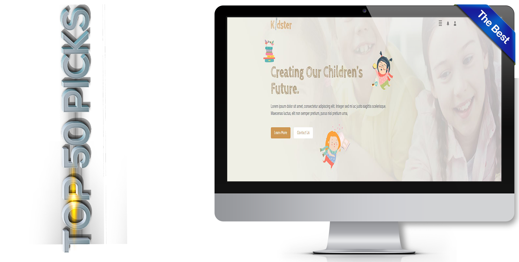 A website design in Child Care called Kidster