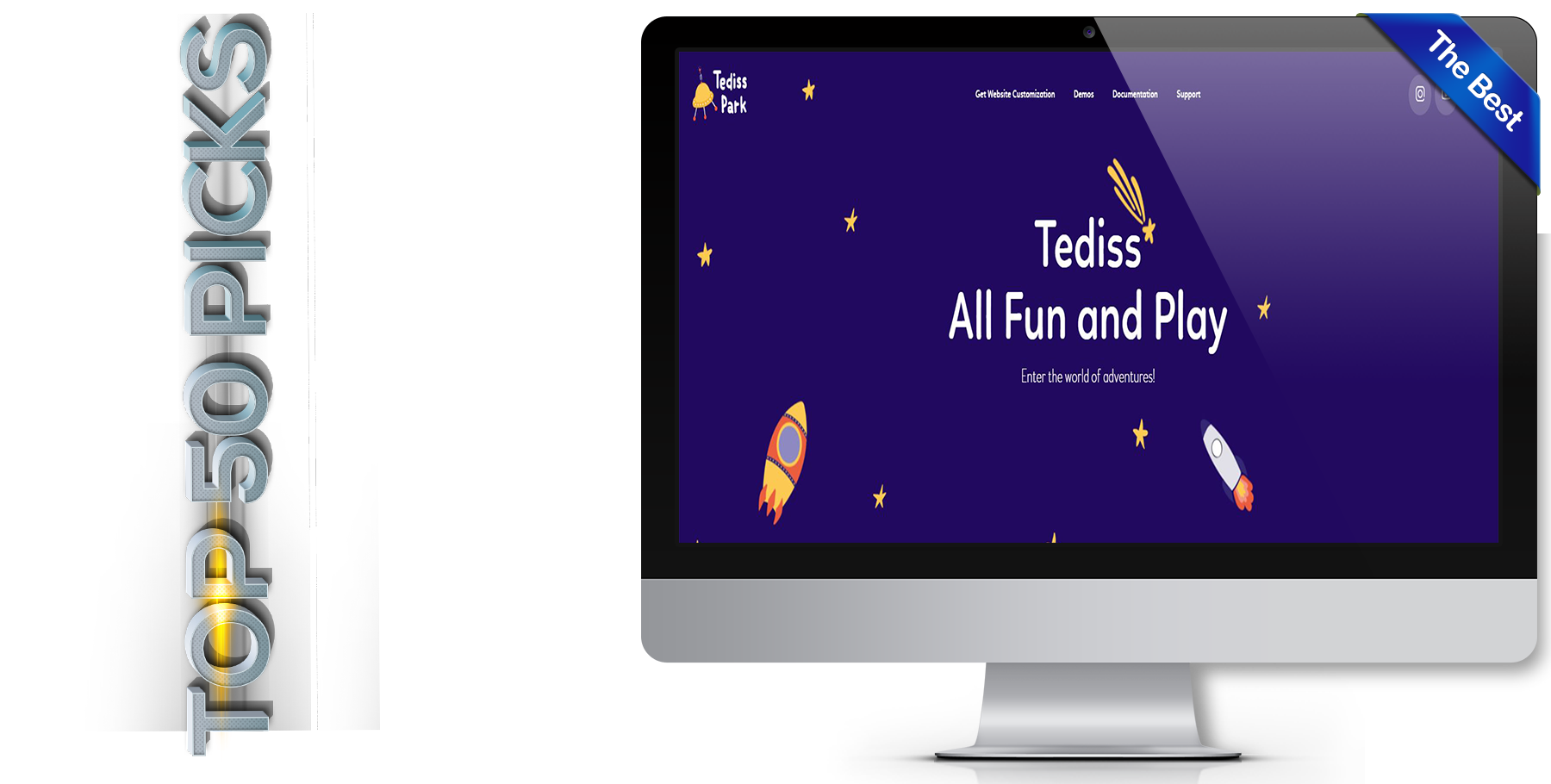 A website design in Child Care called Tediss