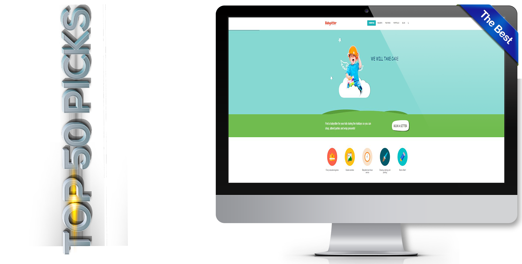 A website design in Child Care called KidsCare