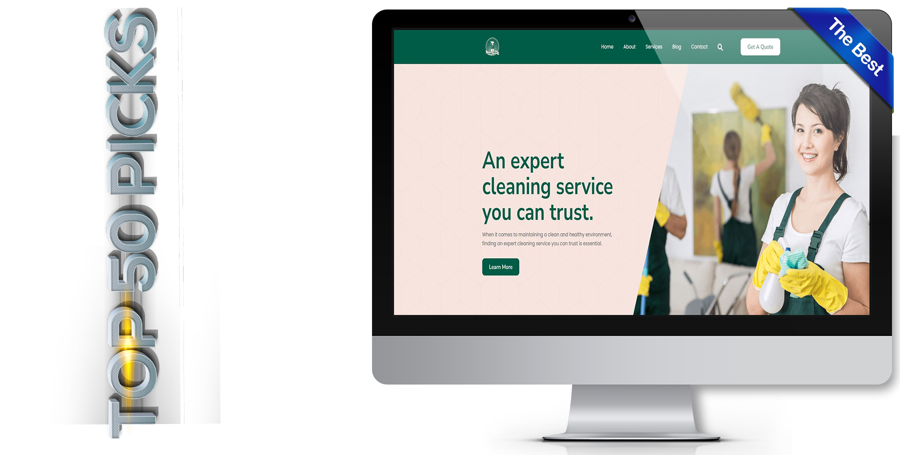 A website design in Cleaning Service called Cleaning