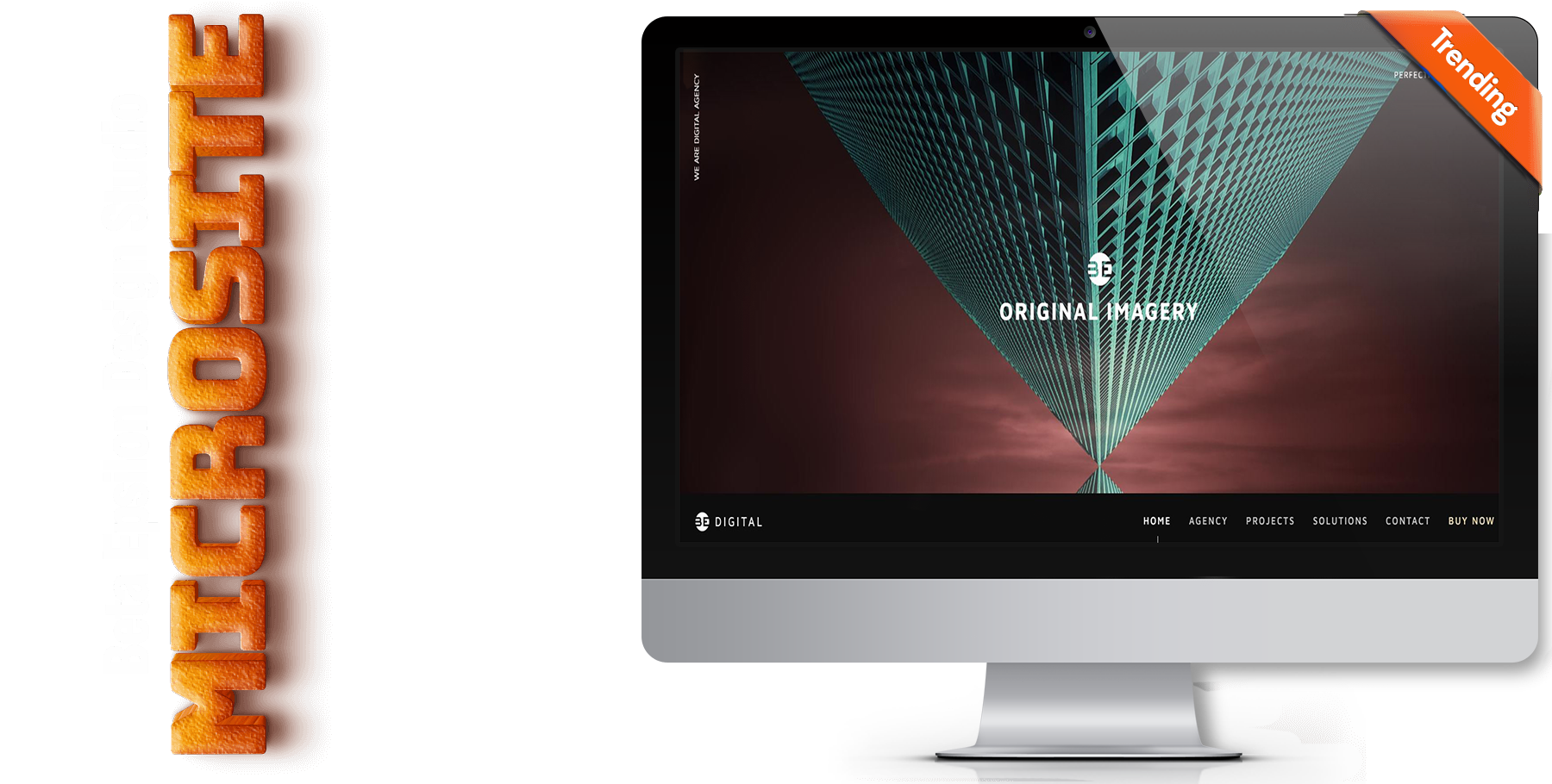 A website design in influencer called digital