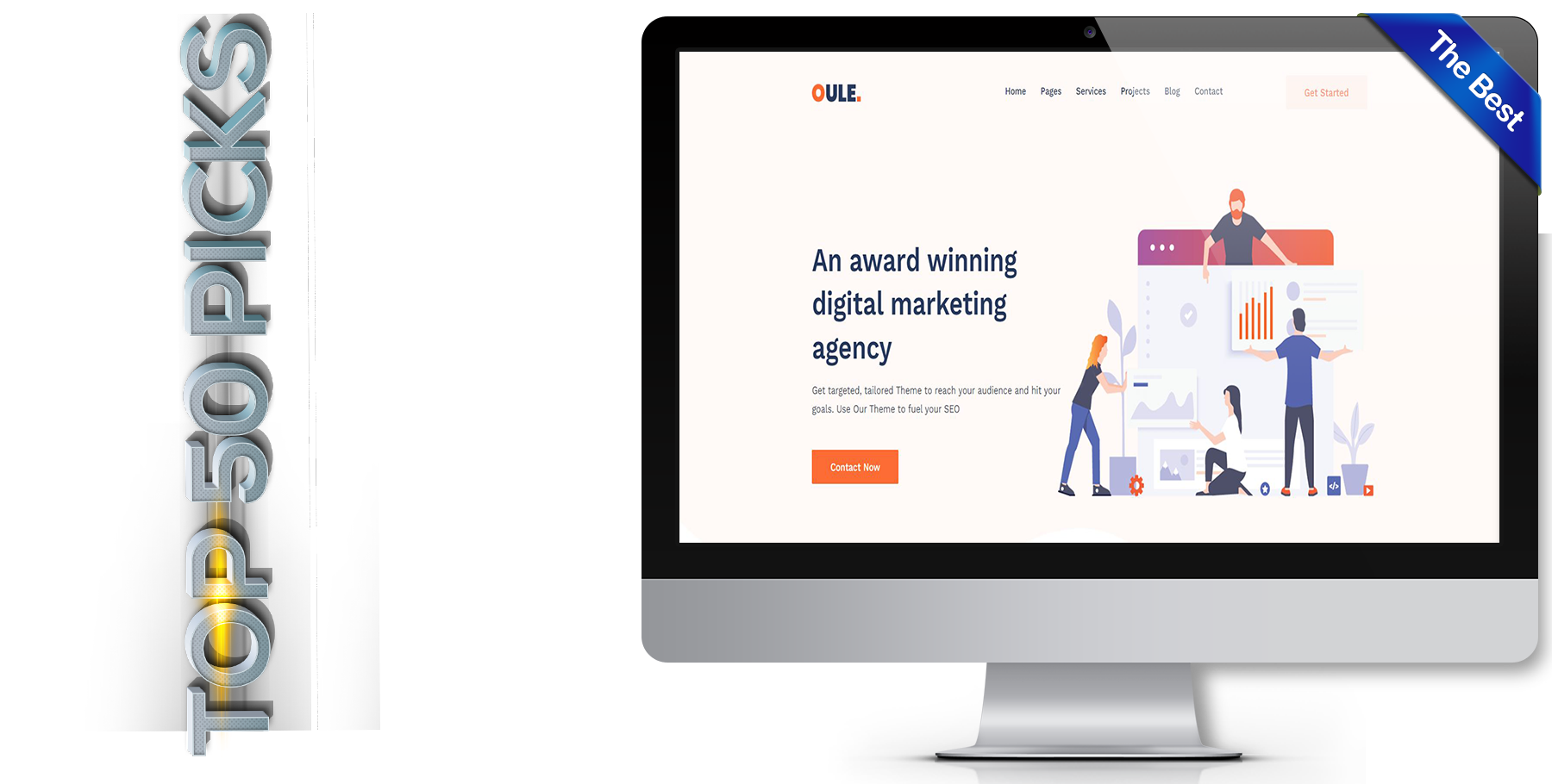 A website design in influencer called oule