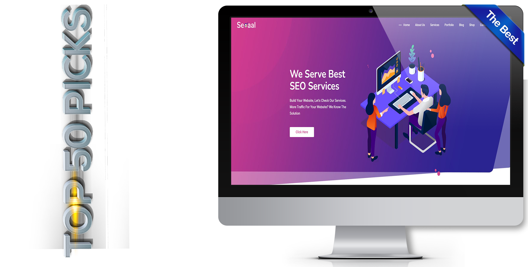 A website design in influencer called seoaal