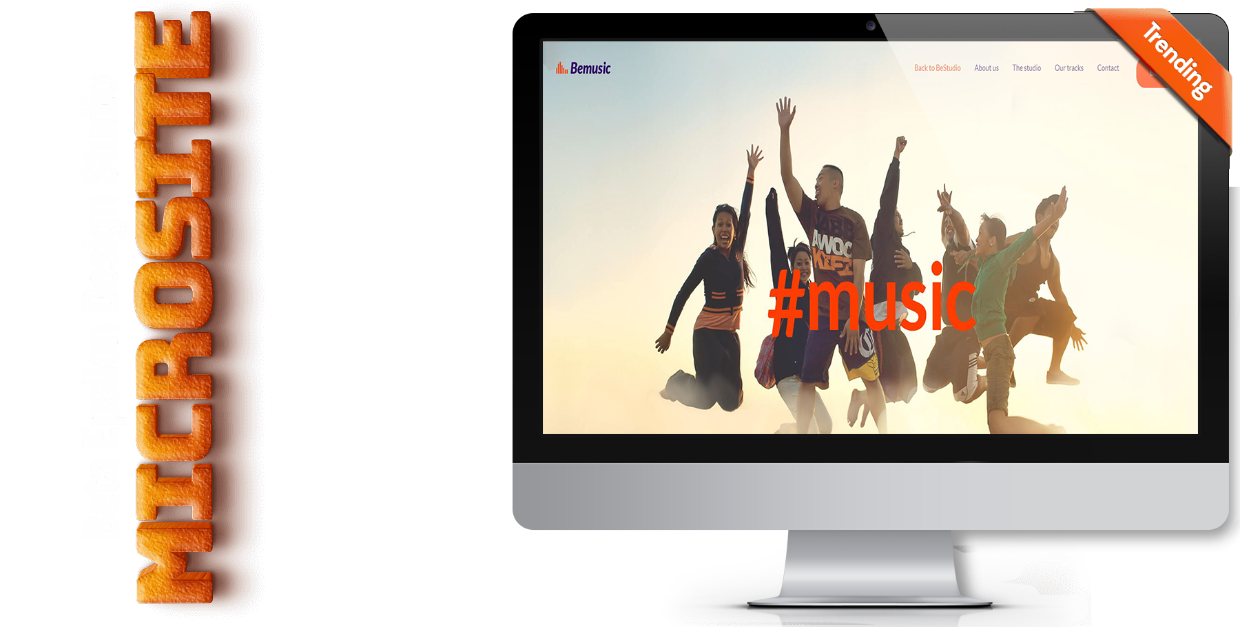 A website design in Music called BeMusic2