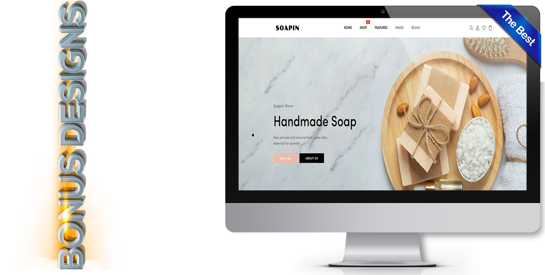 A website design in construction named Archs