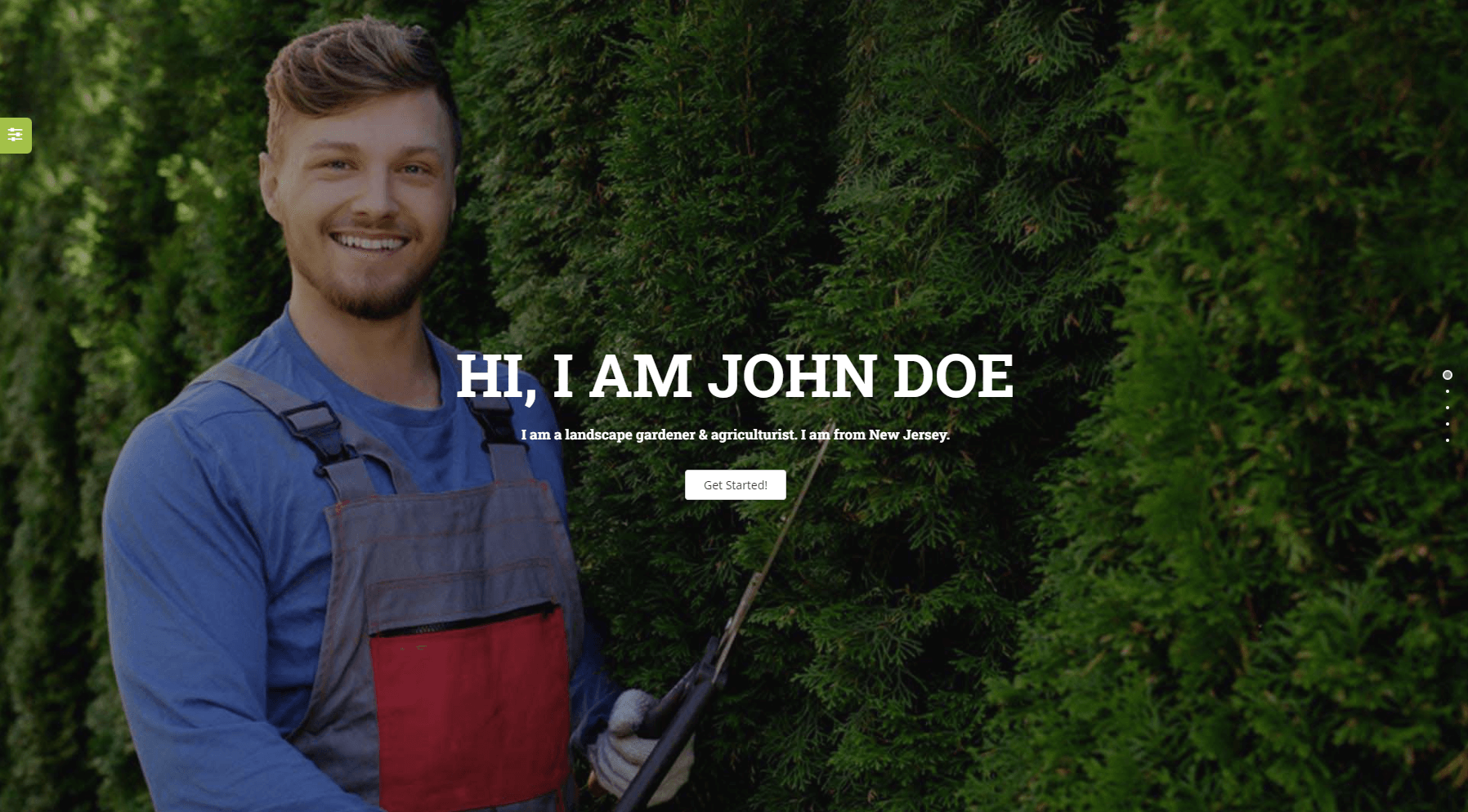 Landscaping HTML