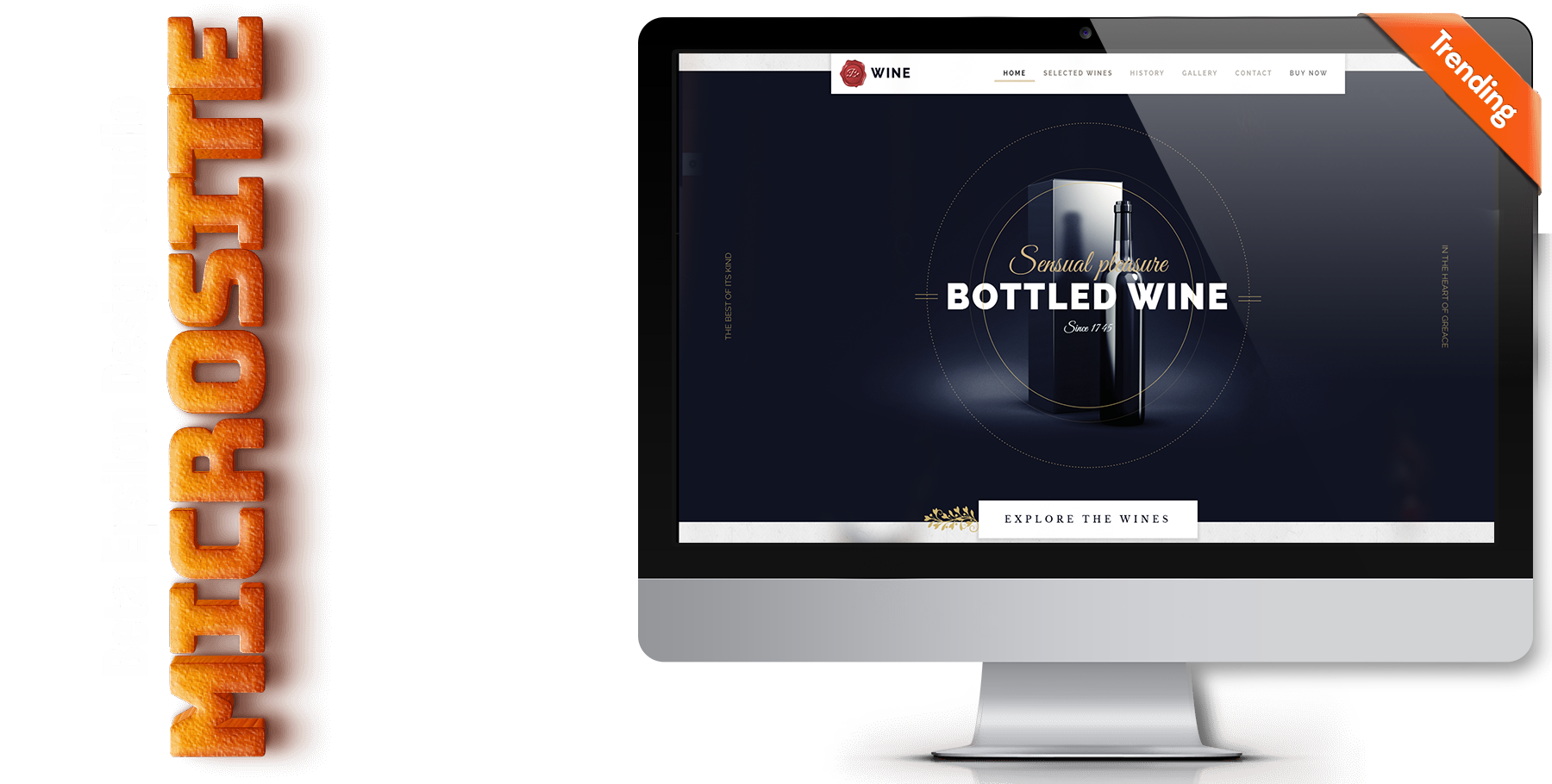 A website design for Liquor Stores that is named Walls