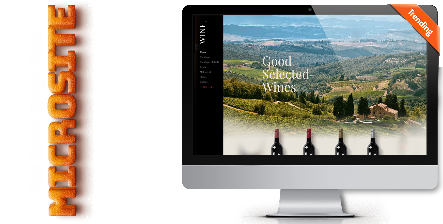 A website design for Liquor Stores that is named Promina
