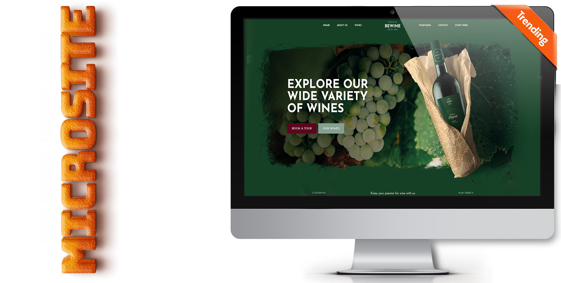 A website design for Liquor Stores that is named BrixTone