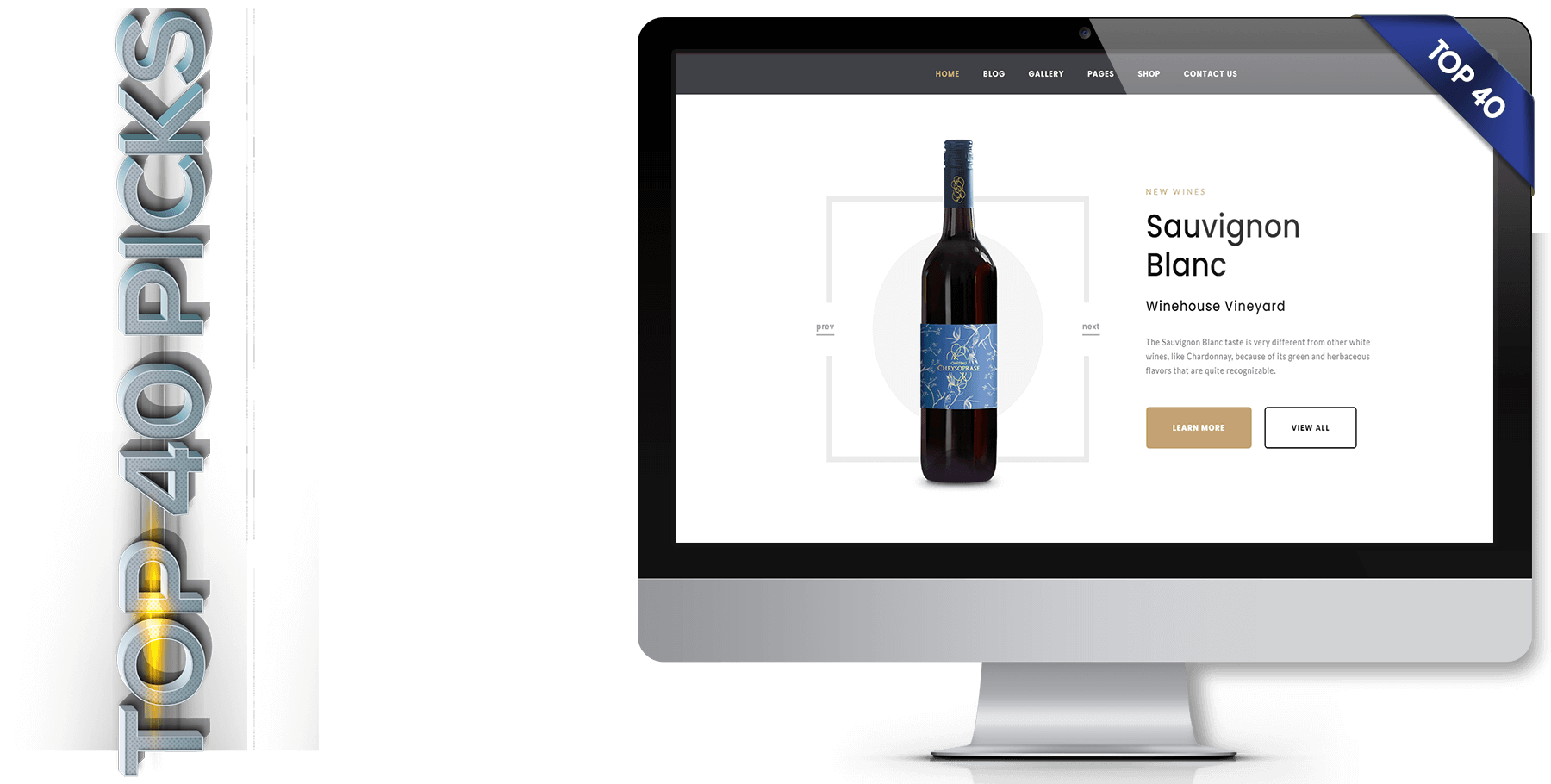 A website design called Wine House