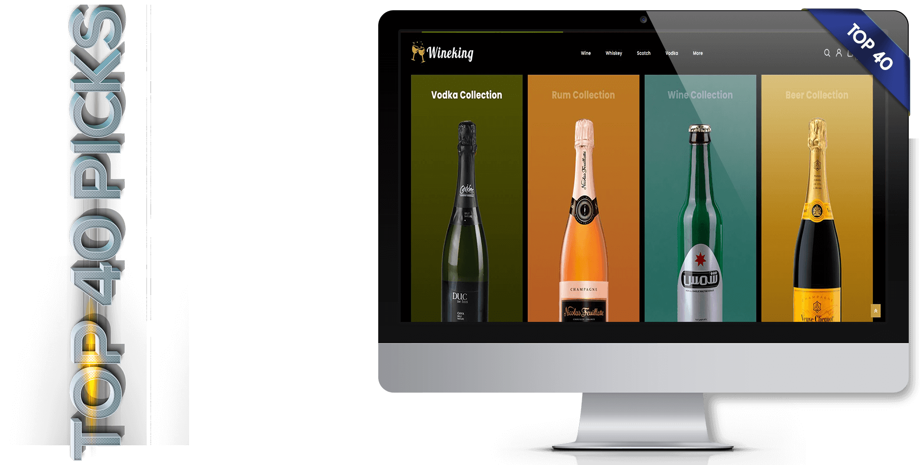 A website design called Wine King