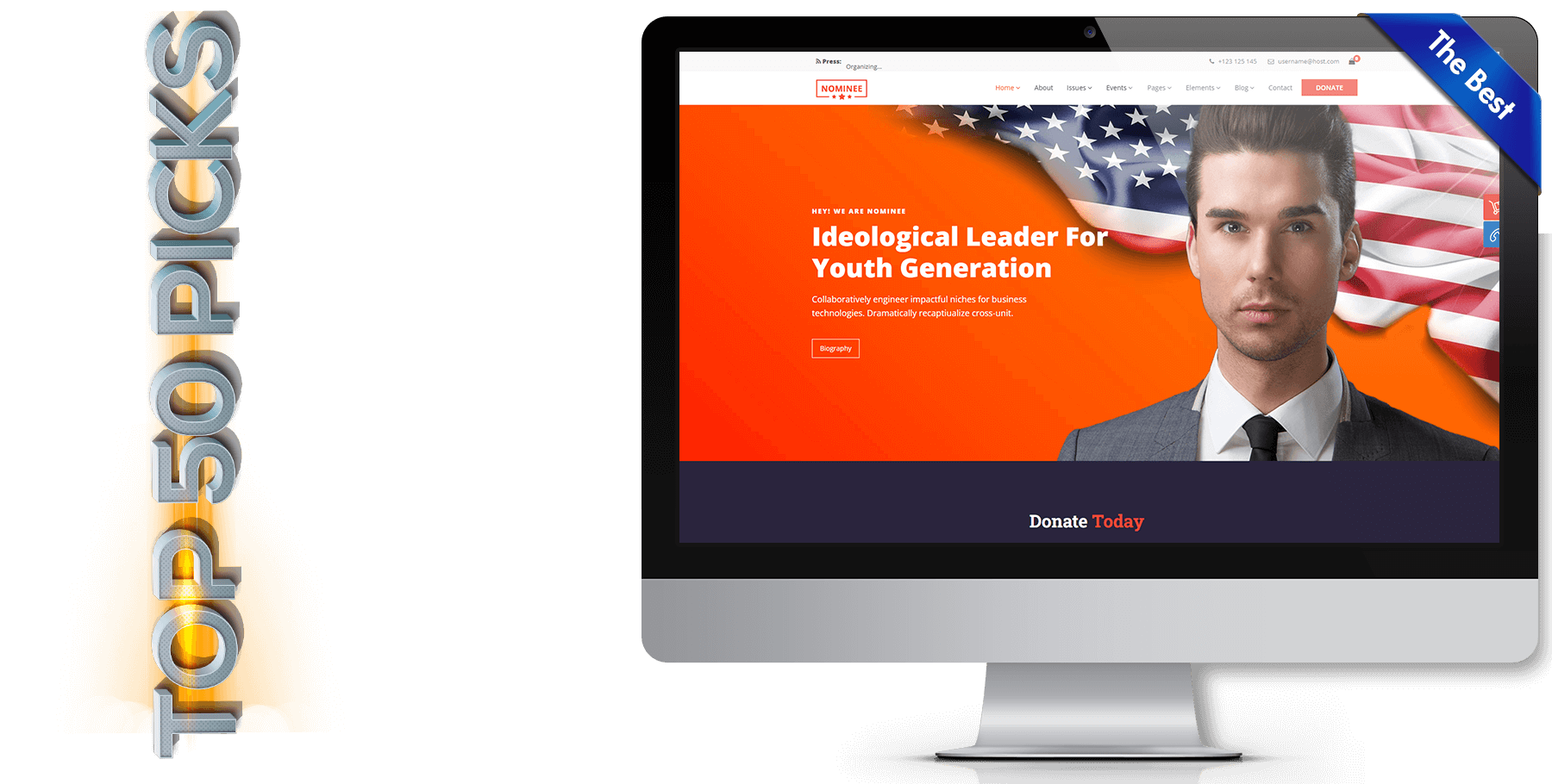 A website design in construction named BuildRon