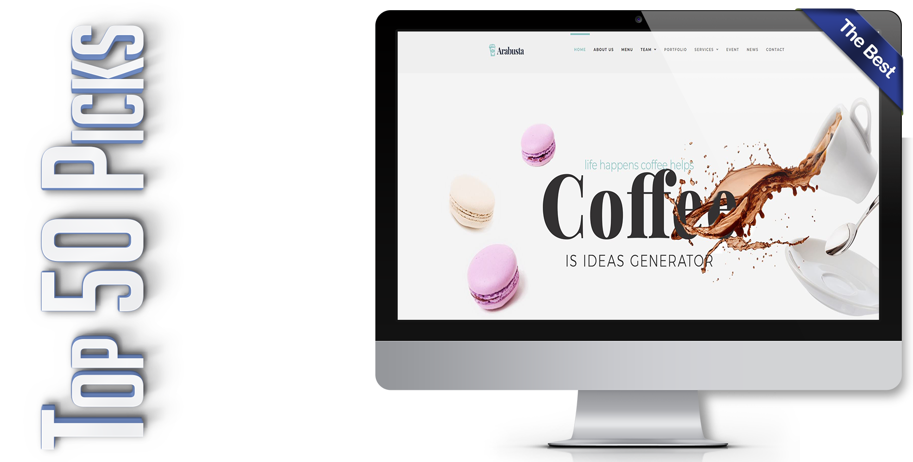 A website design in WordPress named ARABUSTA