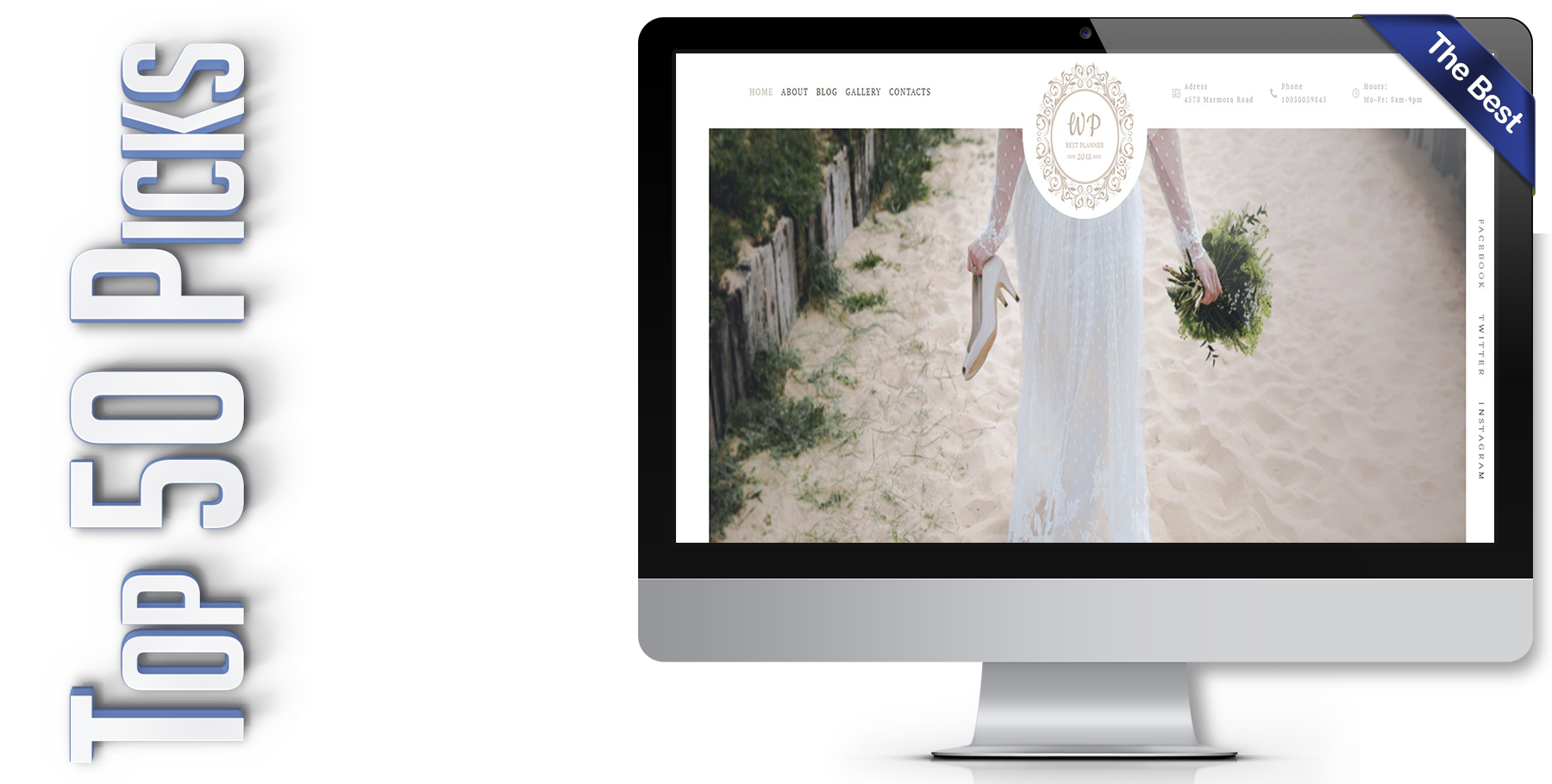 A website design in WordPress named BELLE FLEUR