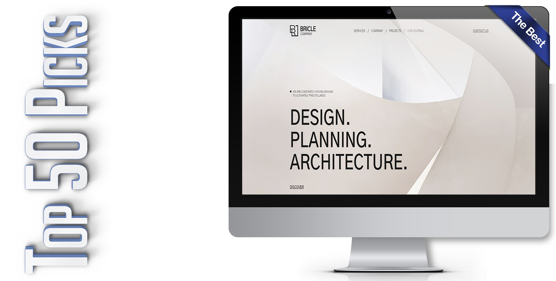 A website design in WordPress named BRICLE