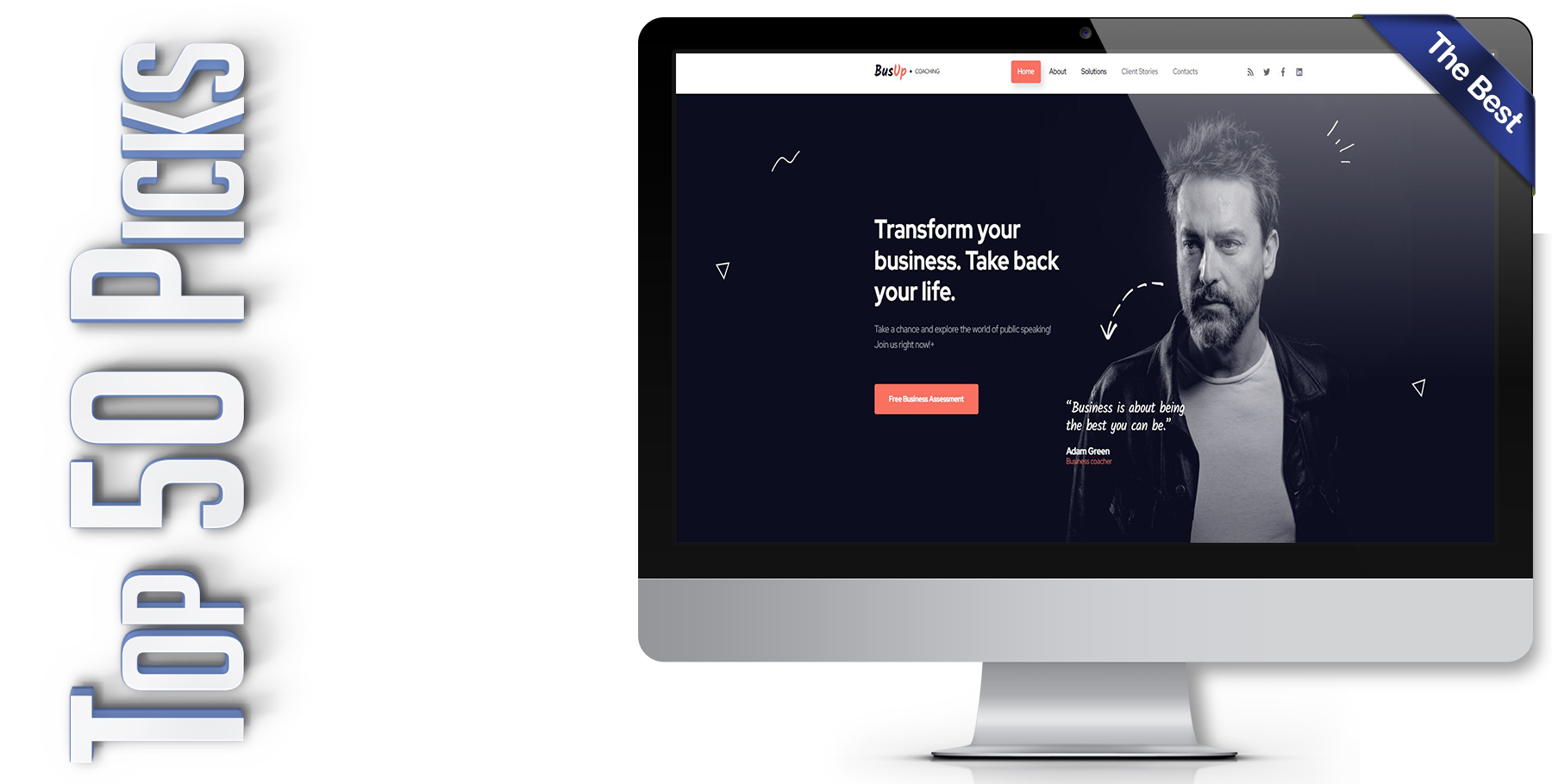 A website design in WordPress named BUSUP
