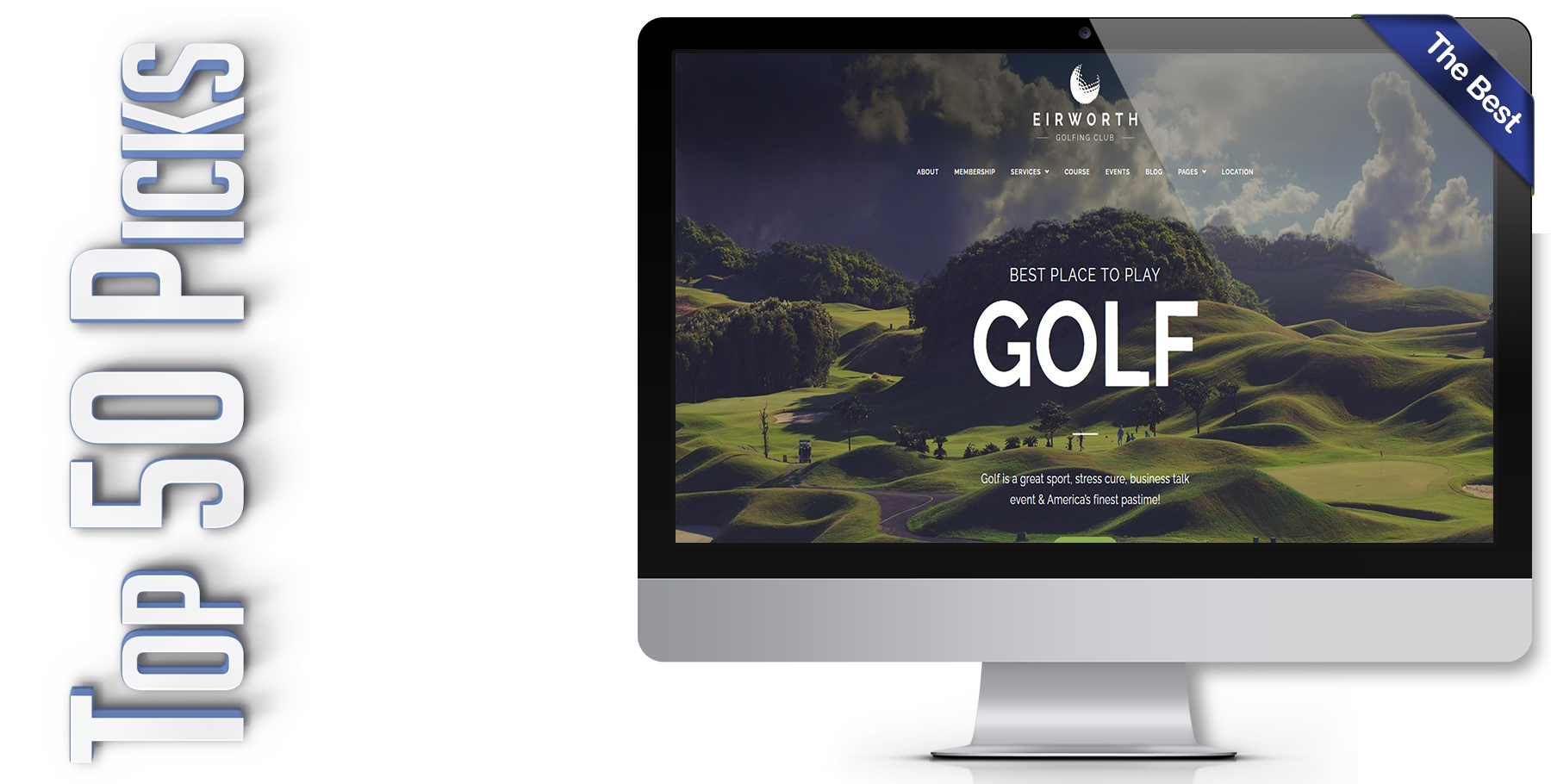 A website design in WordPress named EIRWORTH