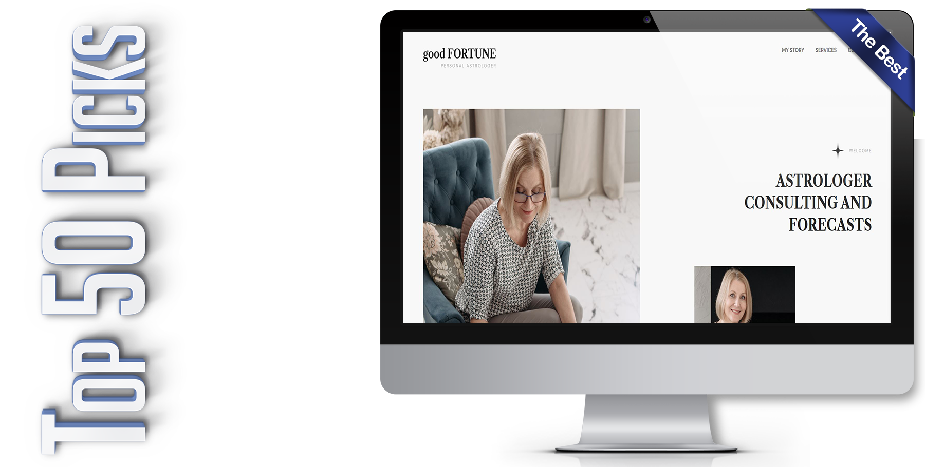 A website design in WordPress named GOOD FORTUNE