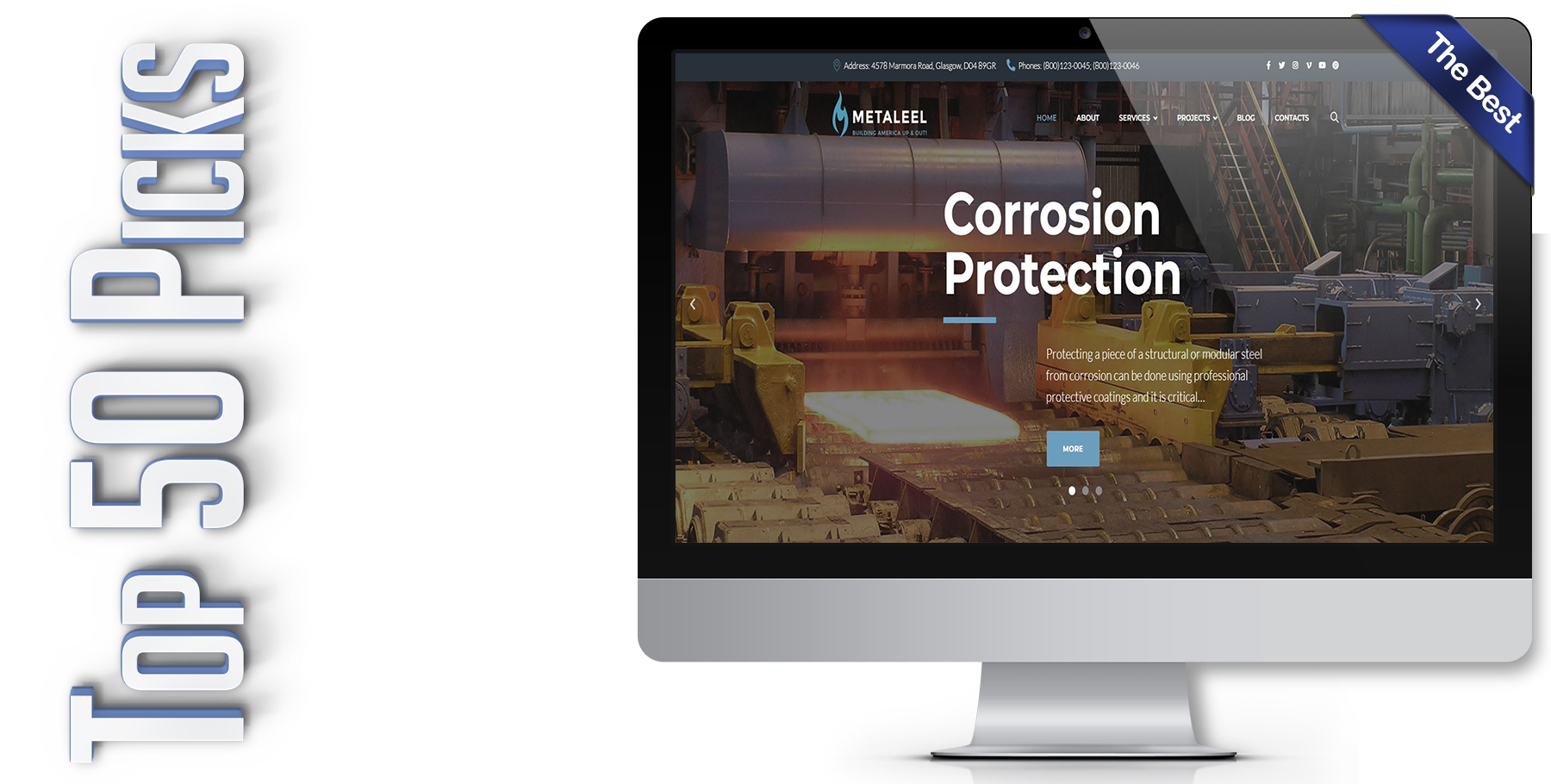 A website design in WordPress named MATALEEL
