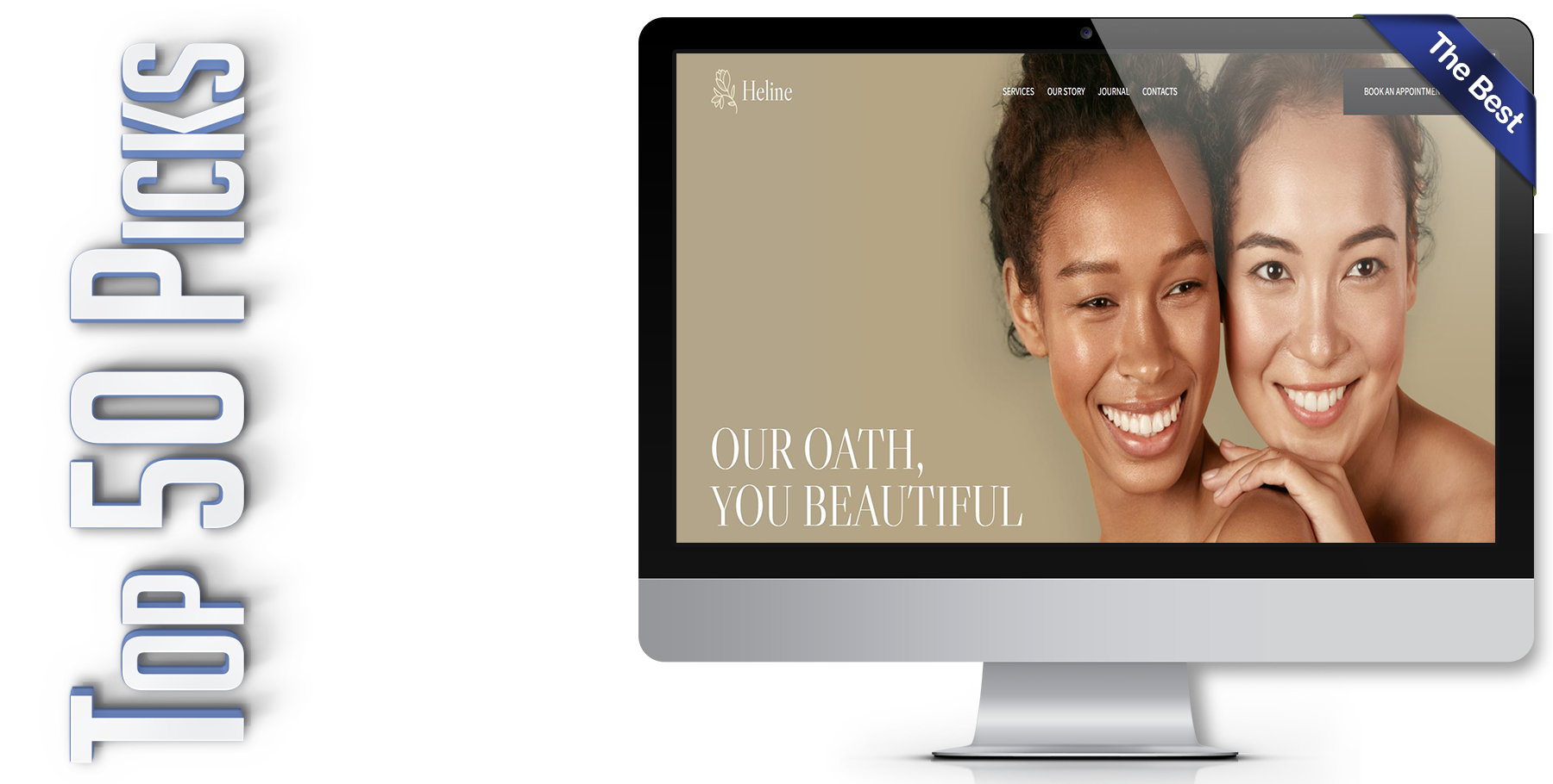 A website design in WordPress named HELINE