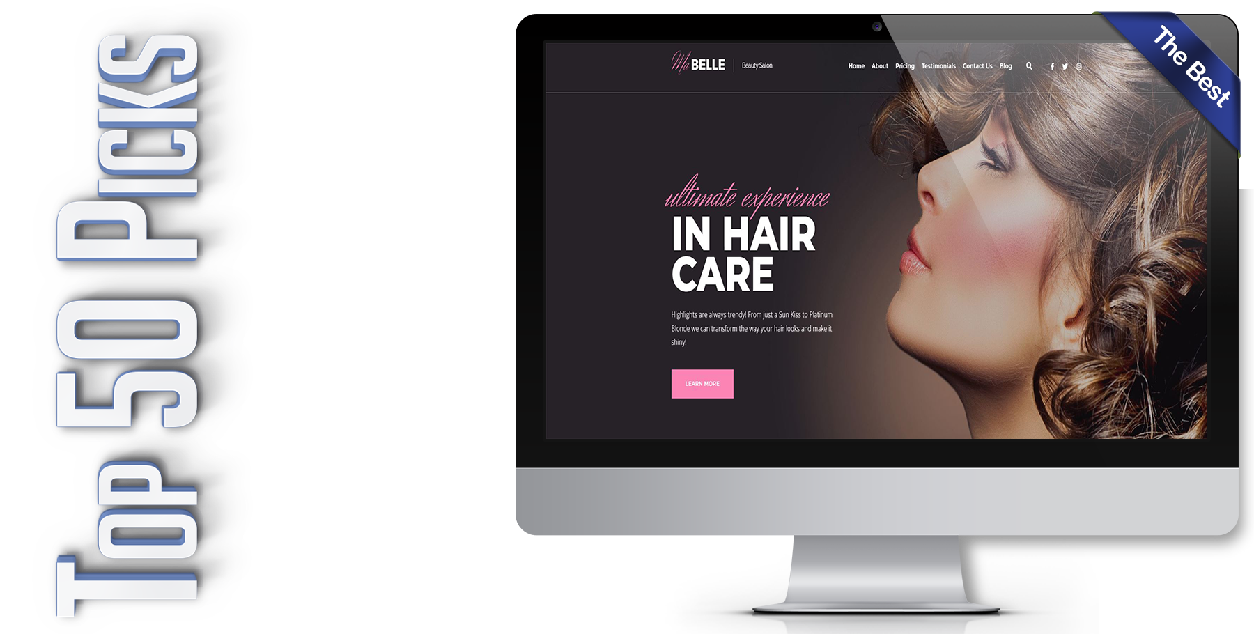 A website design in WordPress named MABELLE